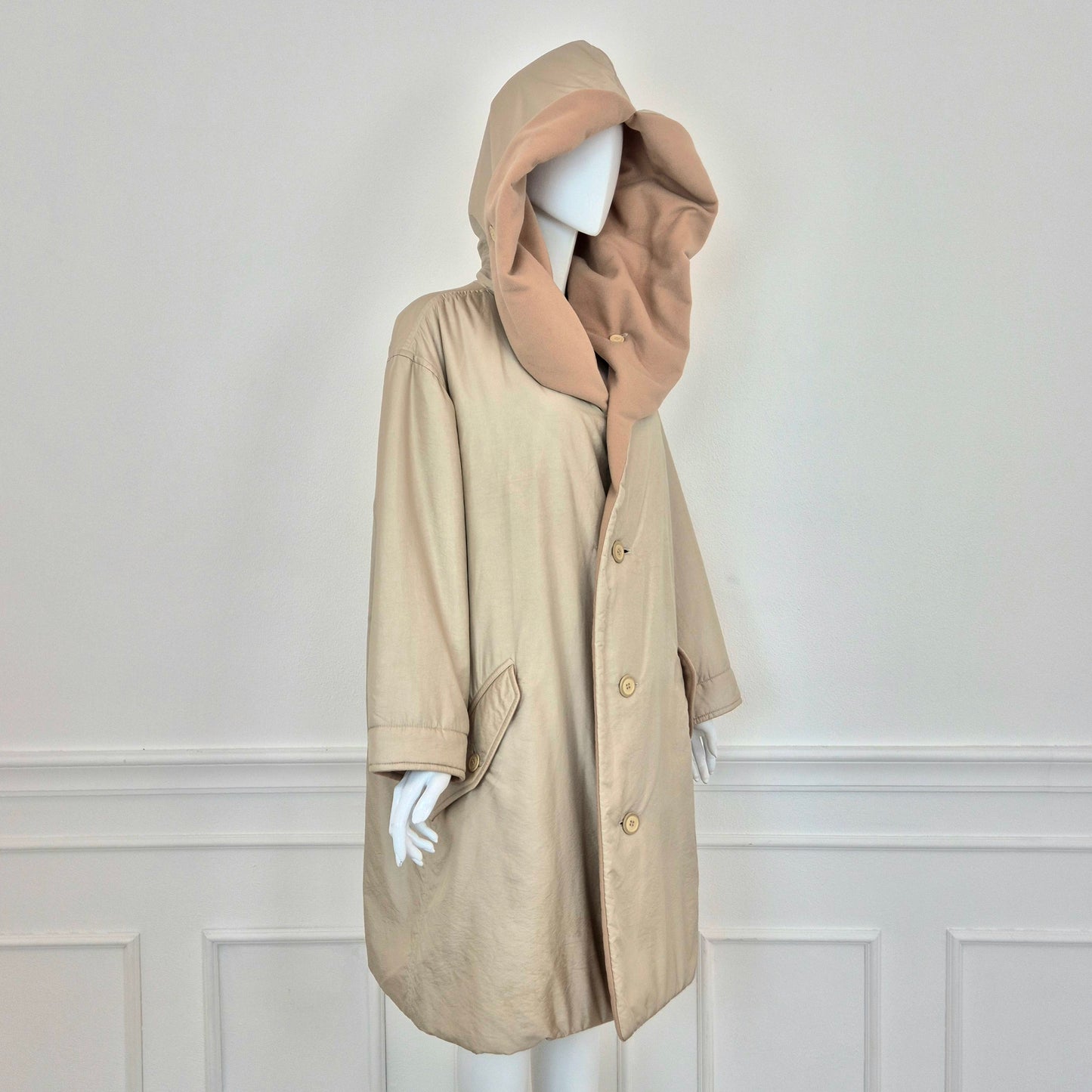 Windcoat Issey Miyake | Impermeabile beige