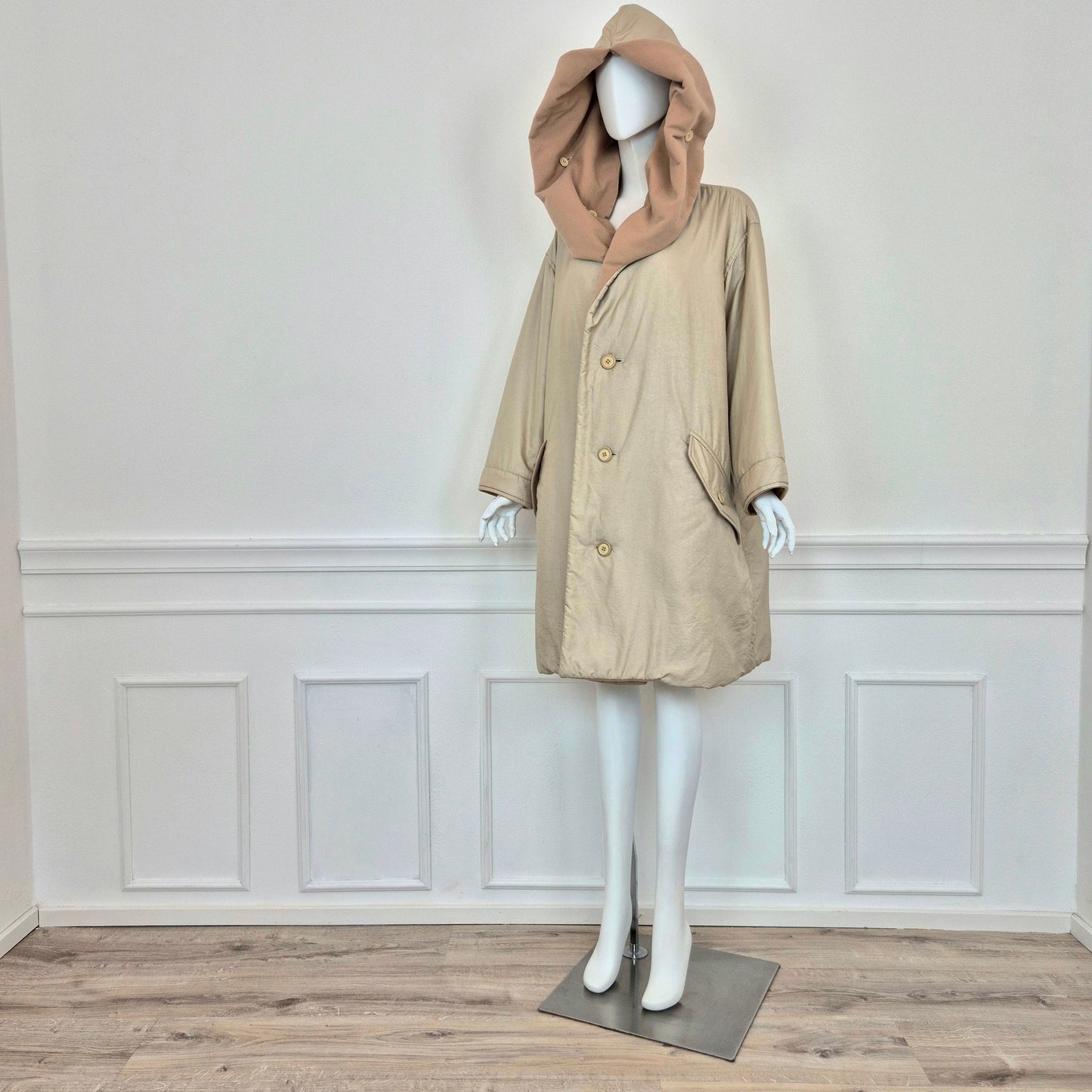 Windcoat Issey Miyake | Impermeabile beige