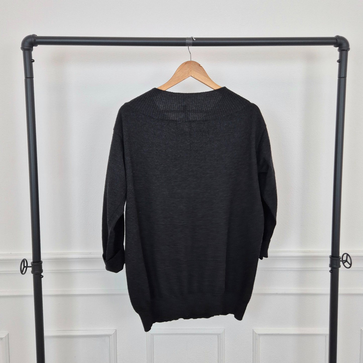 Romeo Gigli | Pull grigio pura lana 1991