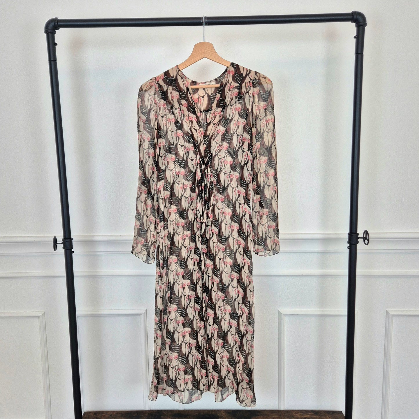 Prada | Abito "naked lady" print 2001