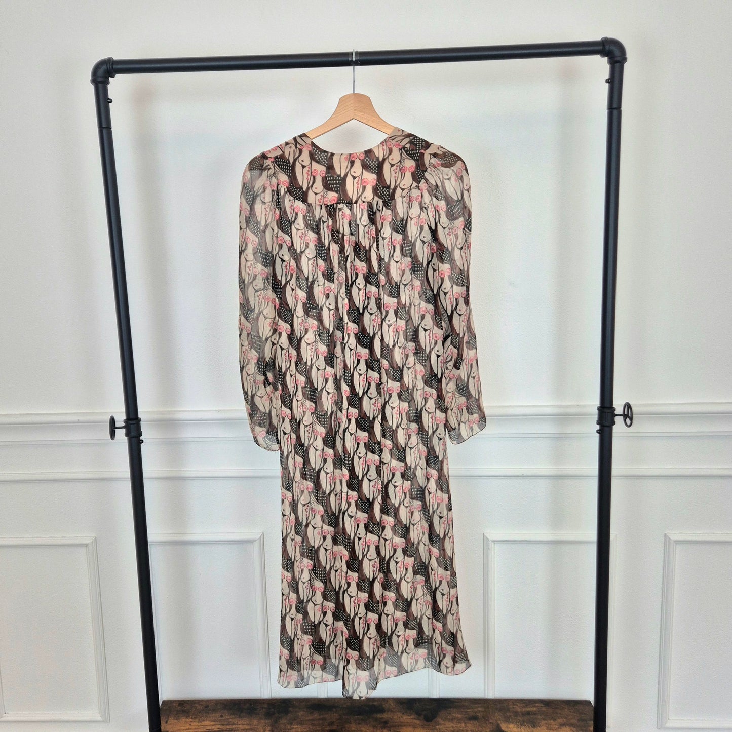 Prada | Abito "naked lady" print 2001