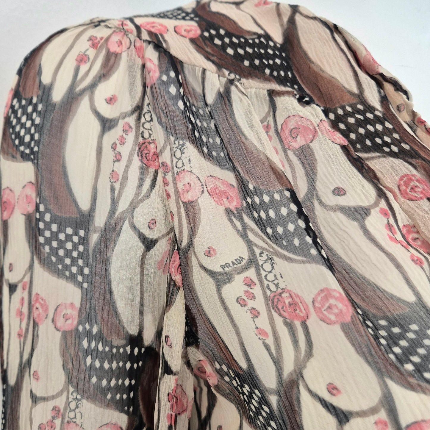 Prada | Abito "naked lady" print 2001