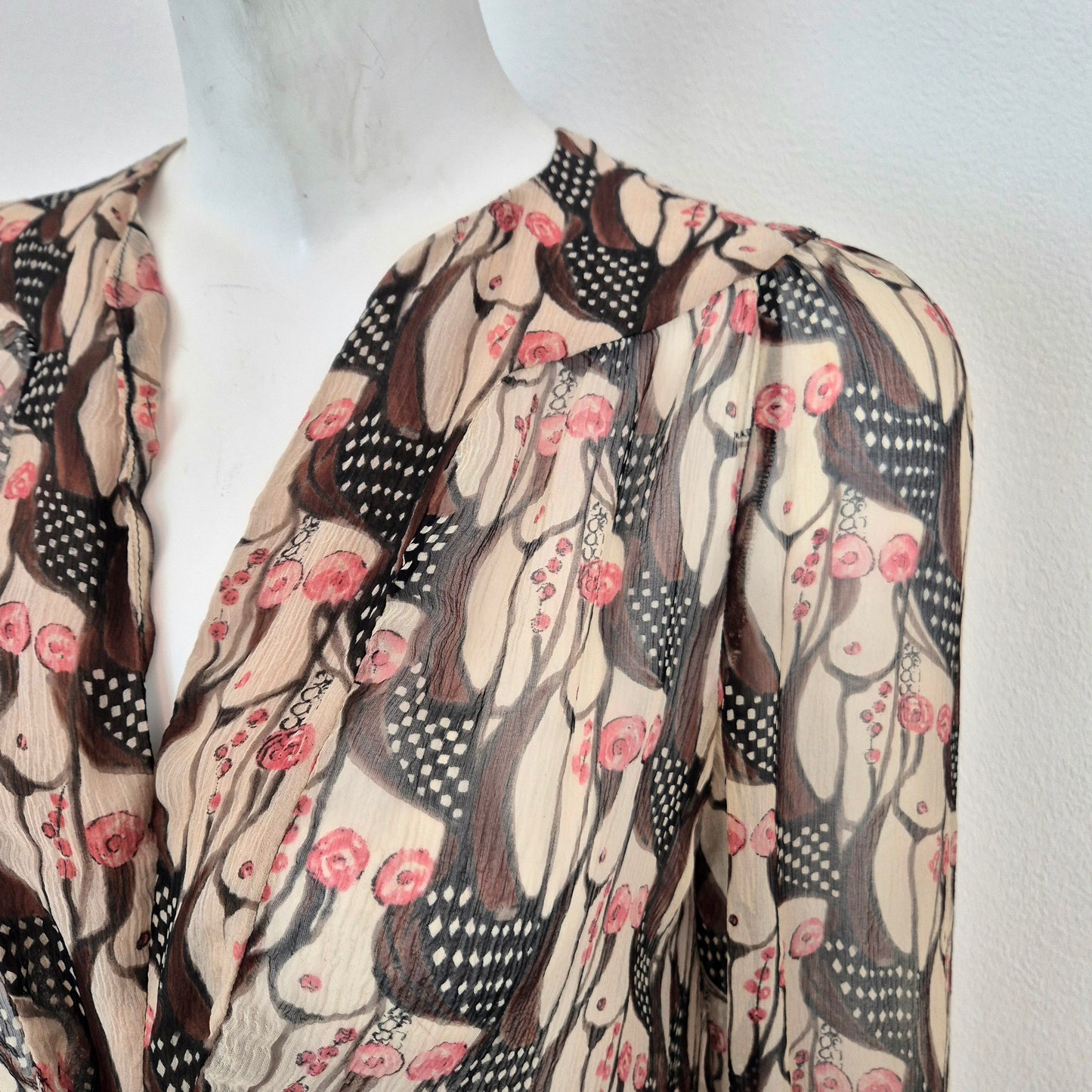 Prada | Abito "naked lady" print 2001