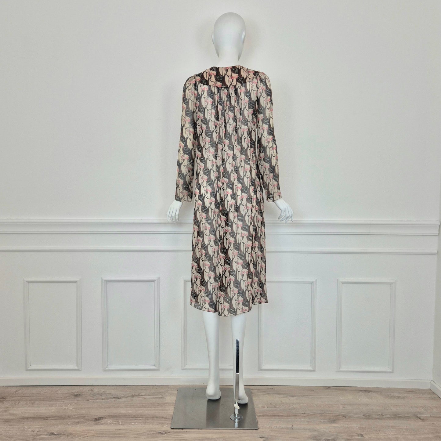 Prada | Abito "naked lady" print 2001
