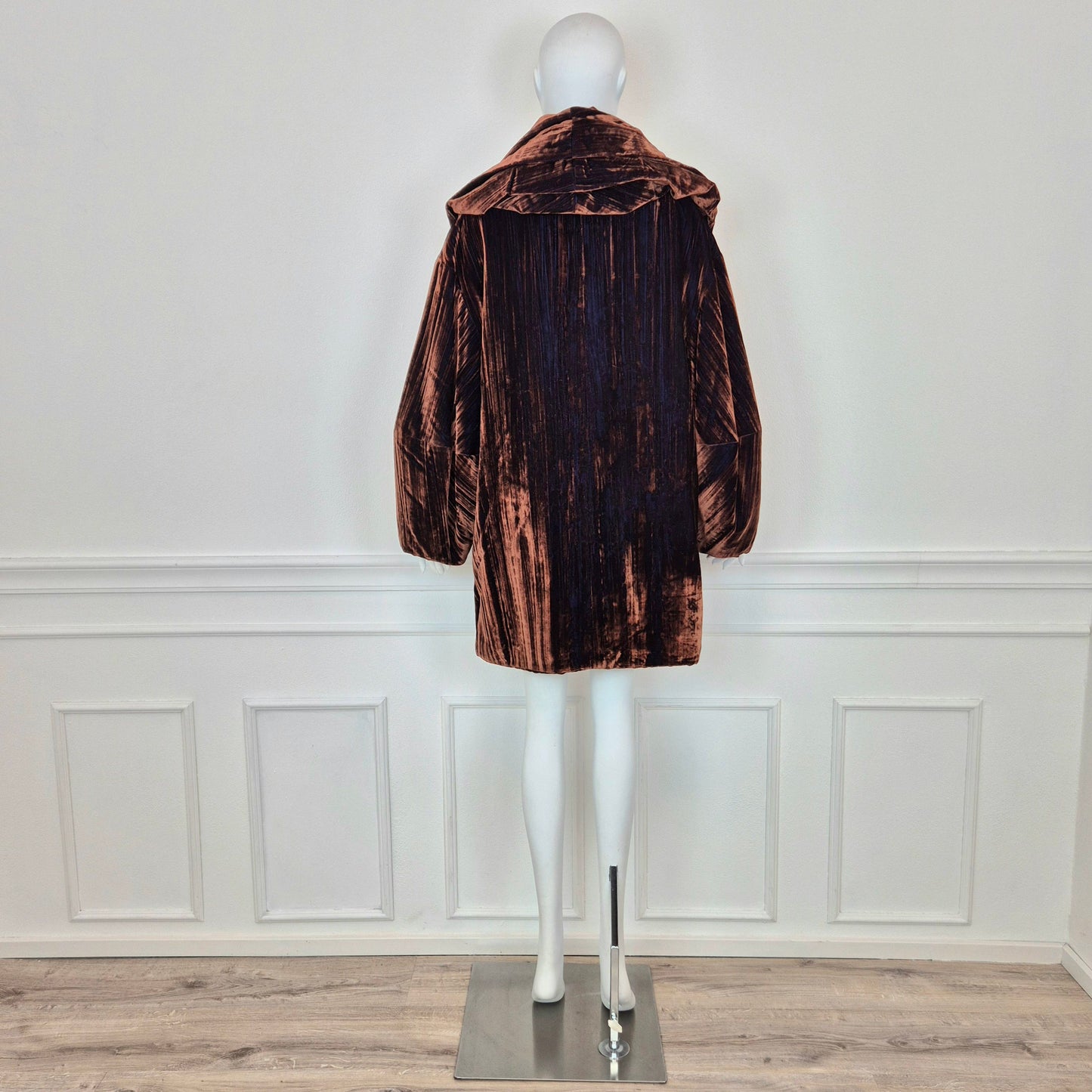 Ernestina Cerini | Giaccone in velluto cangiante