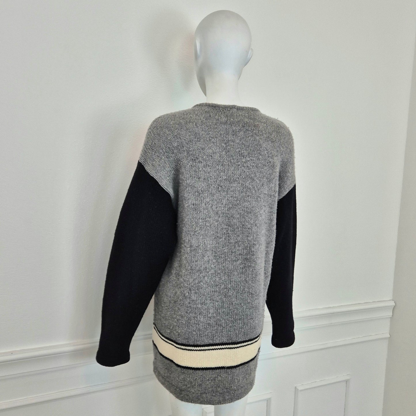 Jc de Castelbajac pour Iceberg | Maglione vintage 1986 "Ma dov'è Silvestro?" Titti & Gatto Silvestro