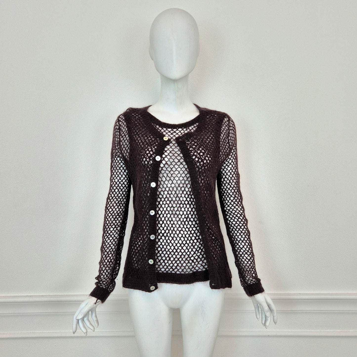 Romeo Gigli | Twin set canotta + cardigan