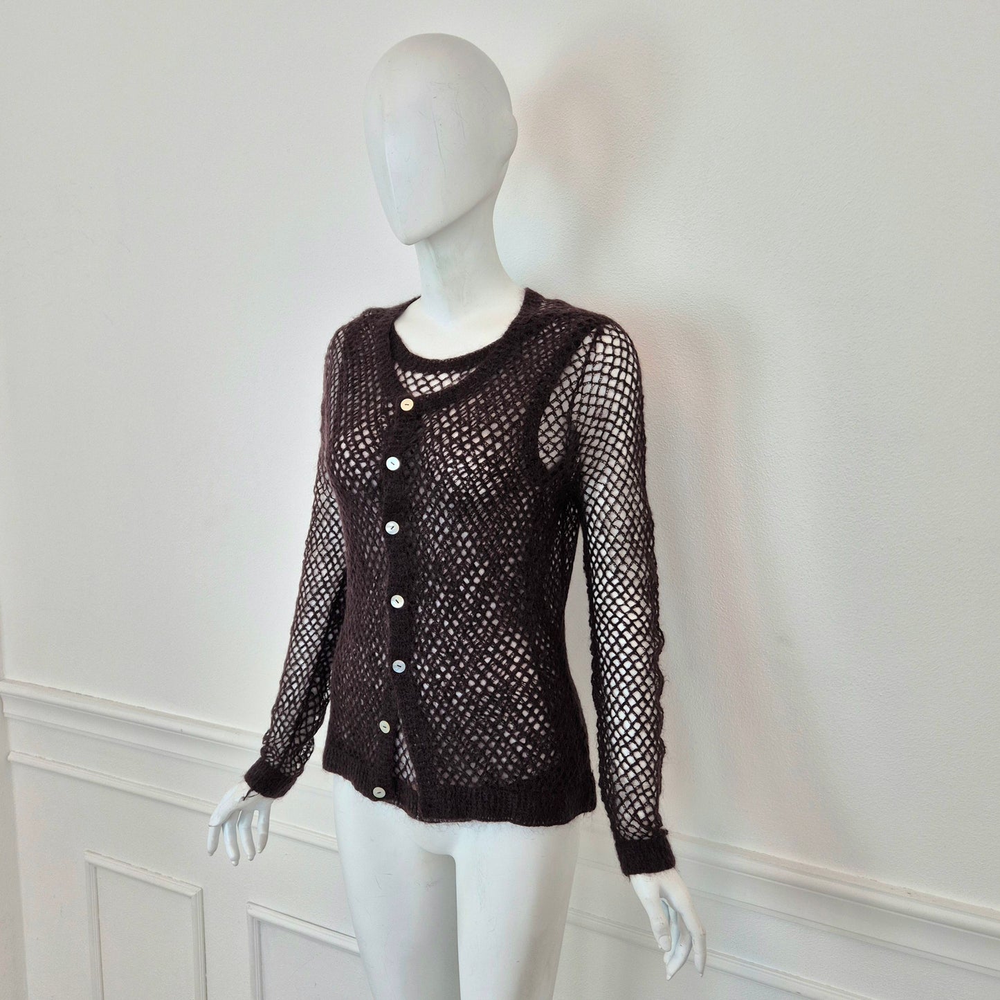 Romeo Gigli | Twin set canotta + cardigan