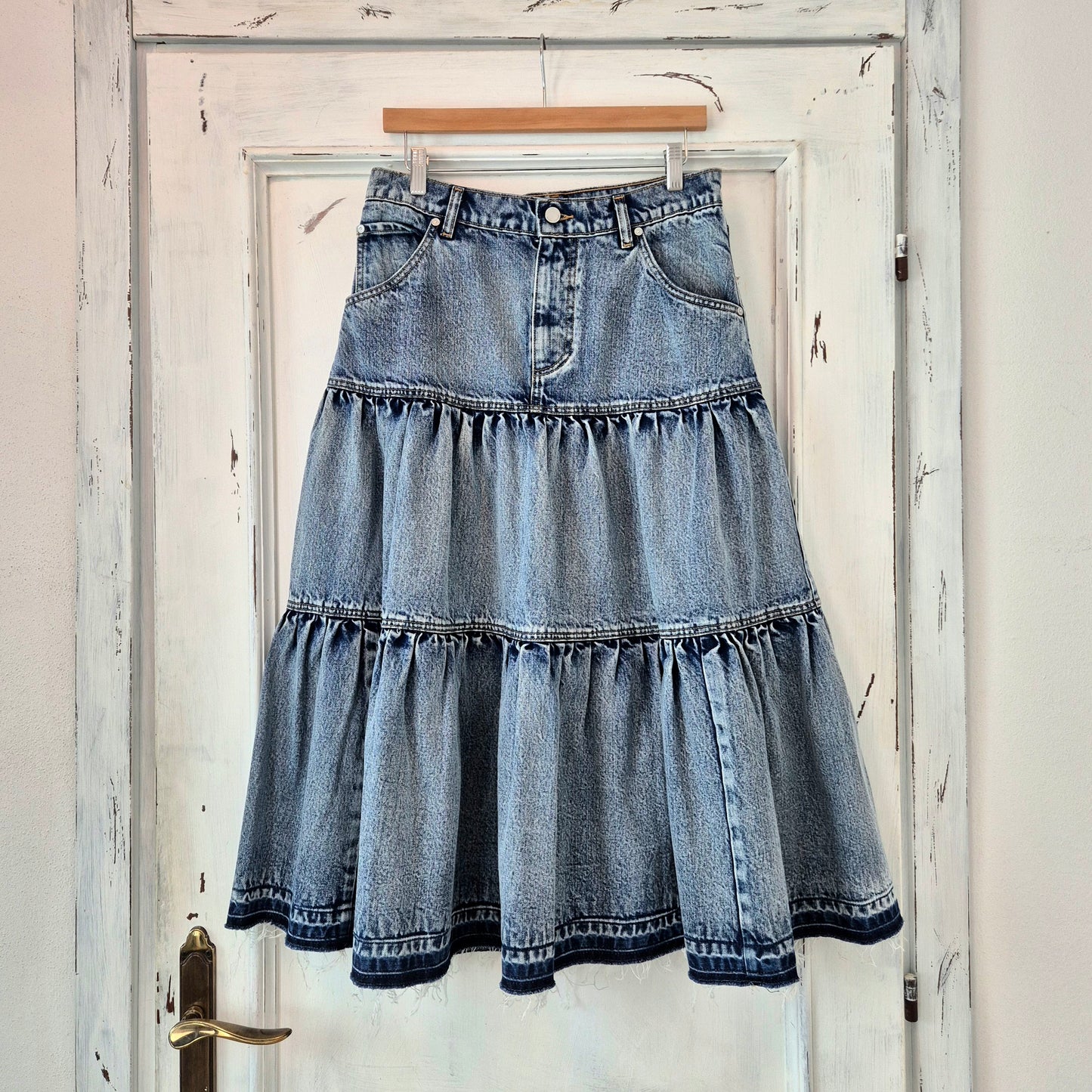 Red Valentino | Gonna lunga in denim