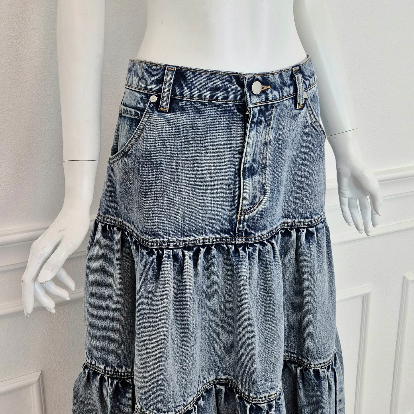 Red Valentino | Gonna lunga in denim