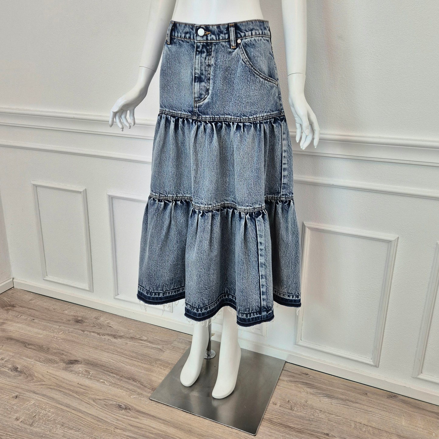 Red Valentino | Gonna lunga in denim