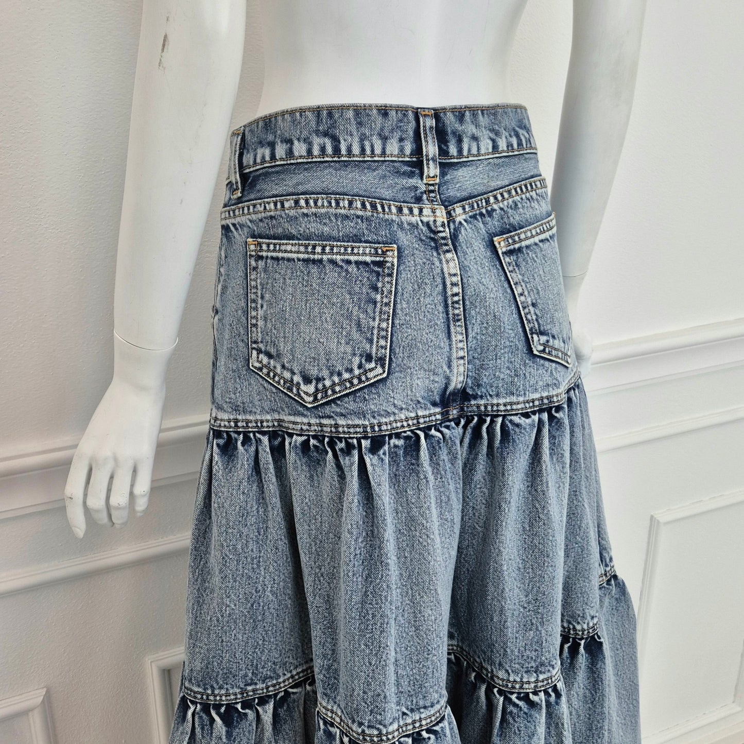 Red Valentino | Gonna lunga in denim