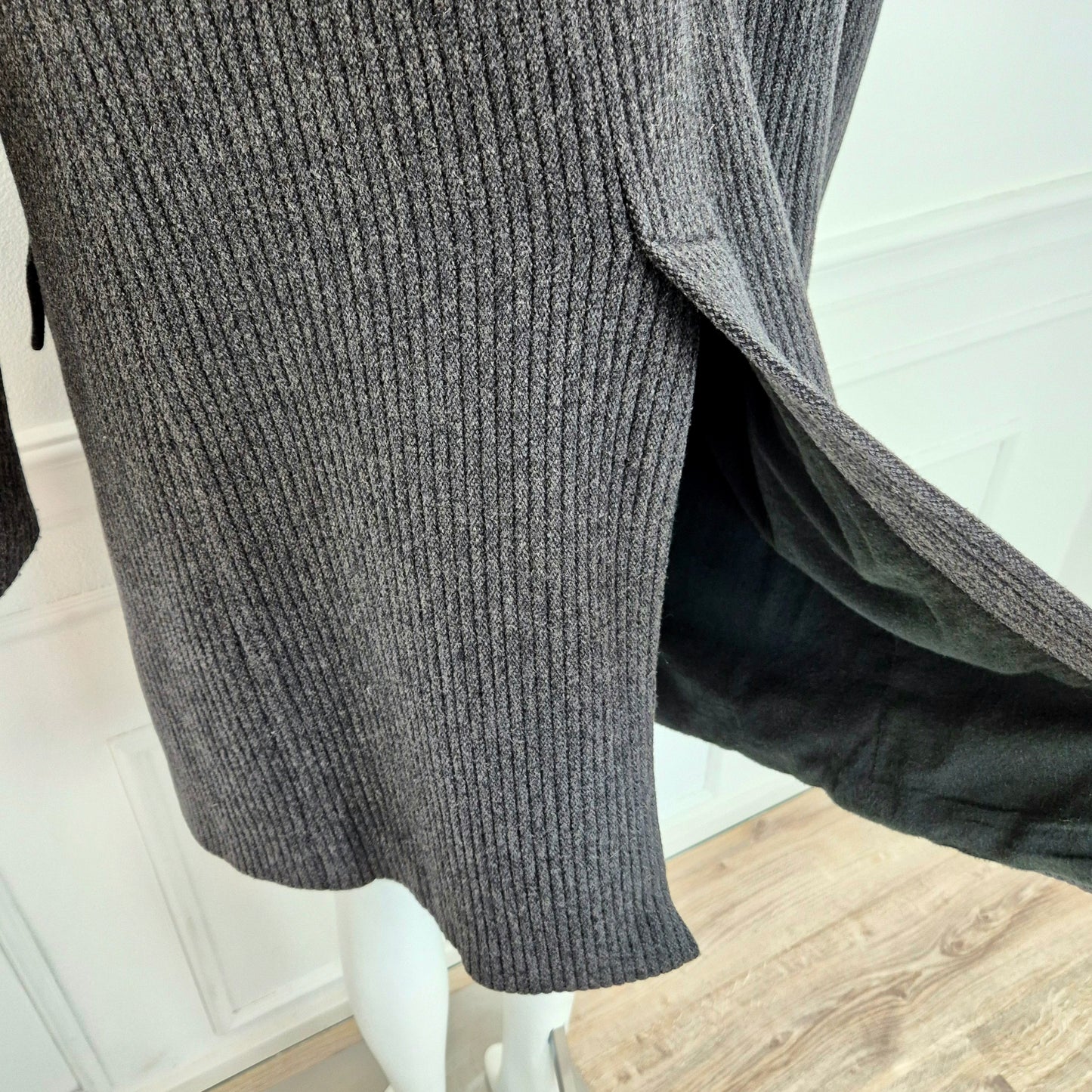 Romeo Gigli | Cappotto grigio a coste