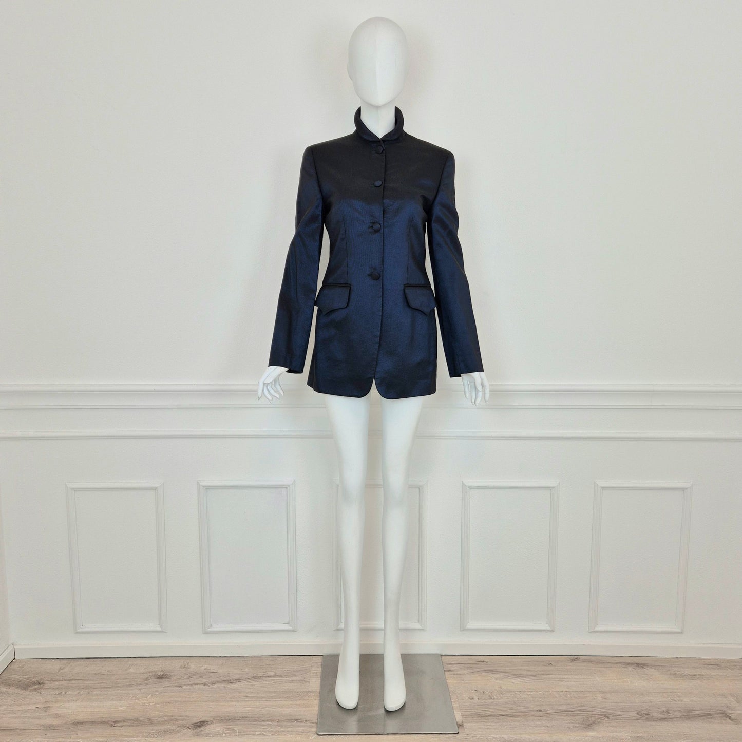 Romeo Gigli | Giacca blu cangiante 1992
