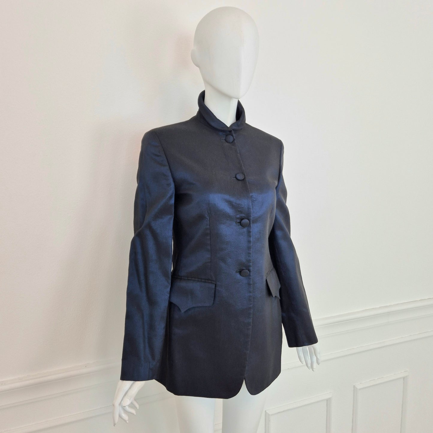 Romeo Gigli | Giacca blu cangiante 1992