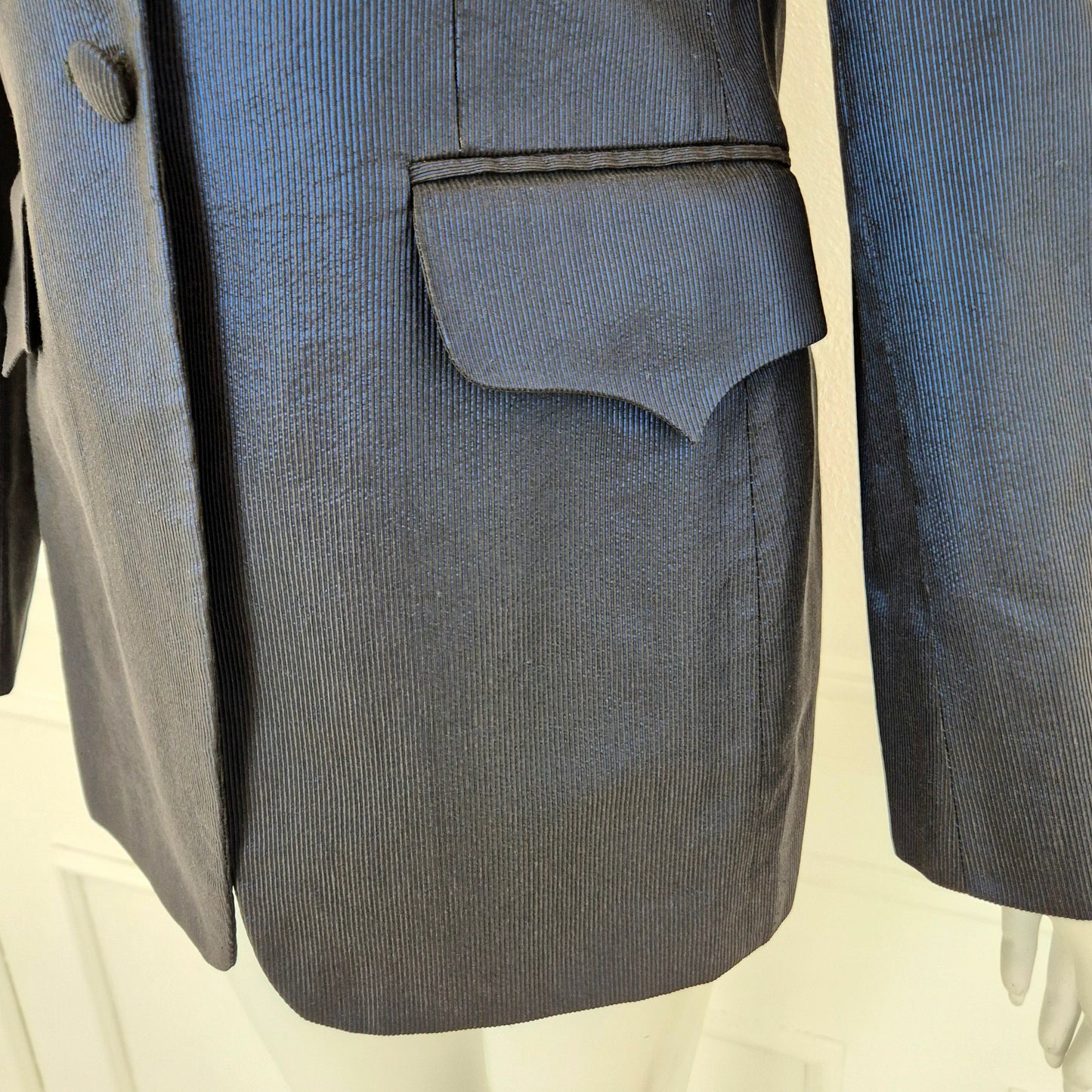 Romeo Gigli | Giacca blu cangiante 1992