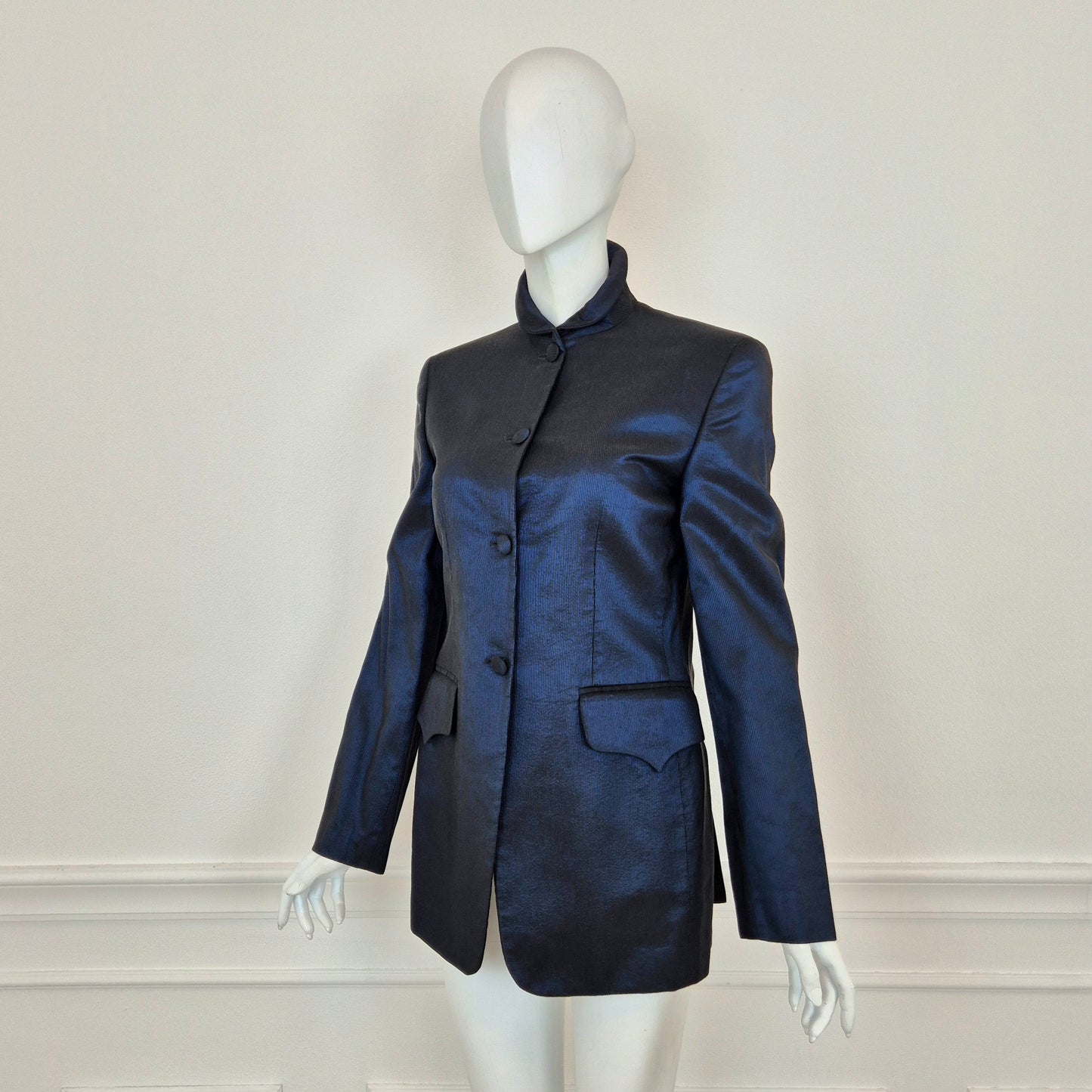 Romeo Gigli | Giacca blu cangiante 1992