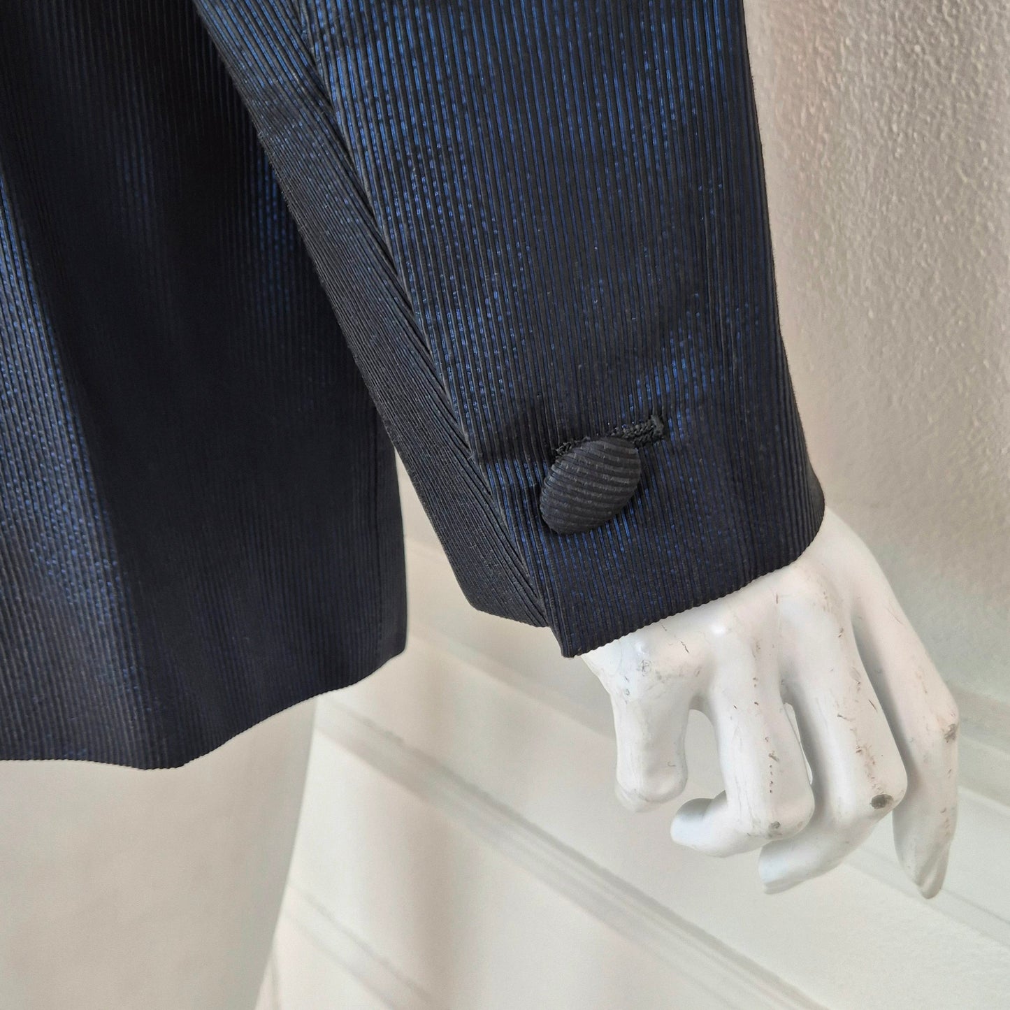 Romeo Gigli | Giacca blu cangiante 1992