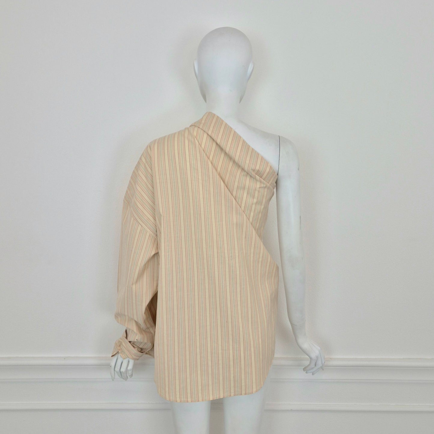 Romeo Gigli | Camicia monospalla a righe