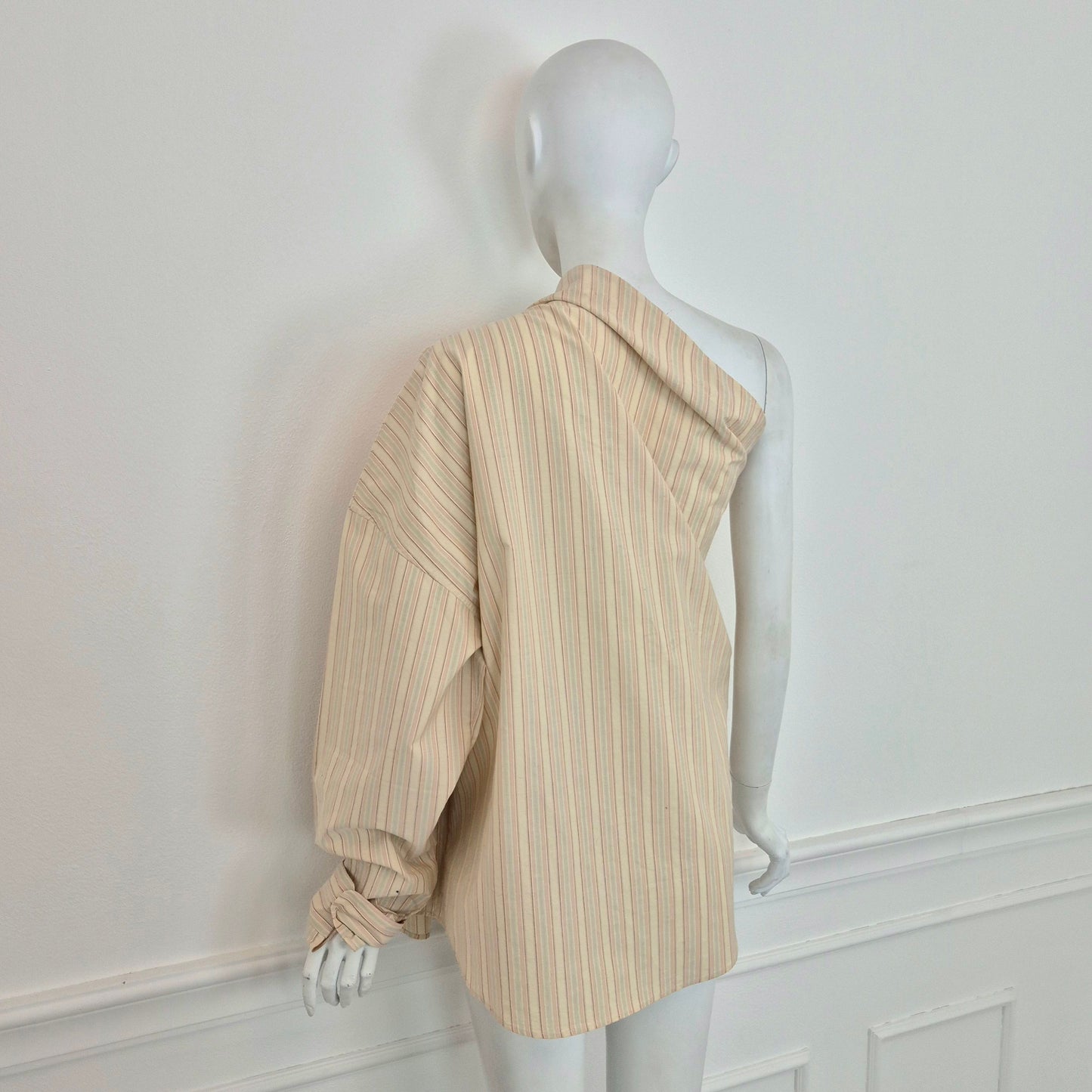 Romeo Gigli | Camicia monospalla a righe