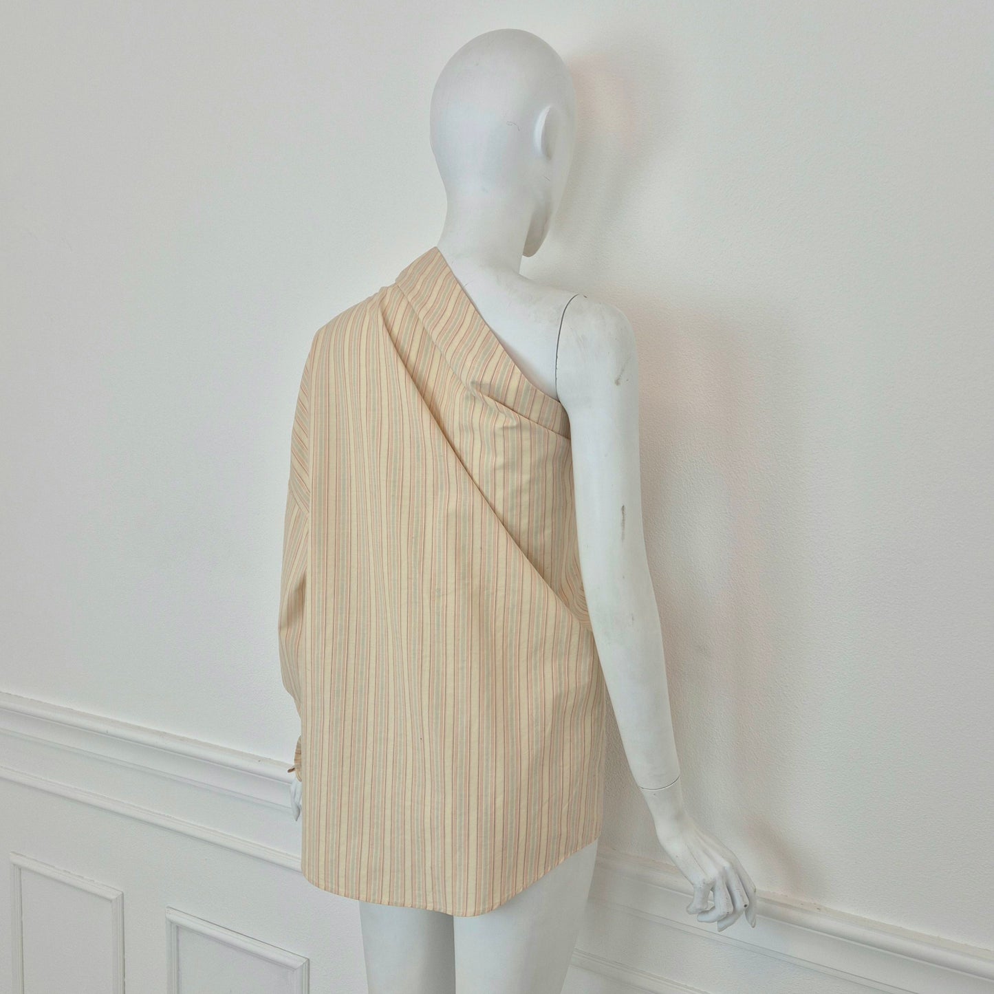 Romeo Gigli | Camicia monospalla a righe