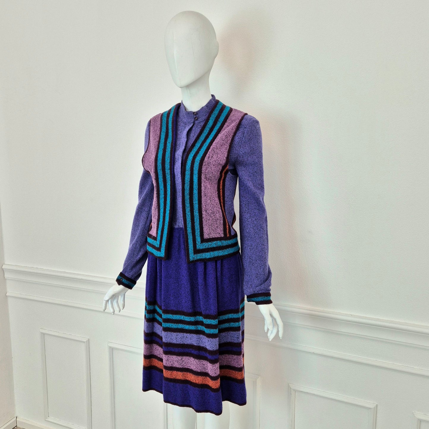 Louis Feraud | Abito vintage con gilet