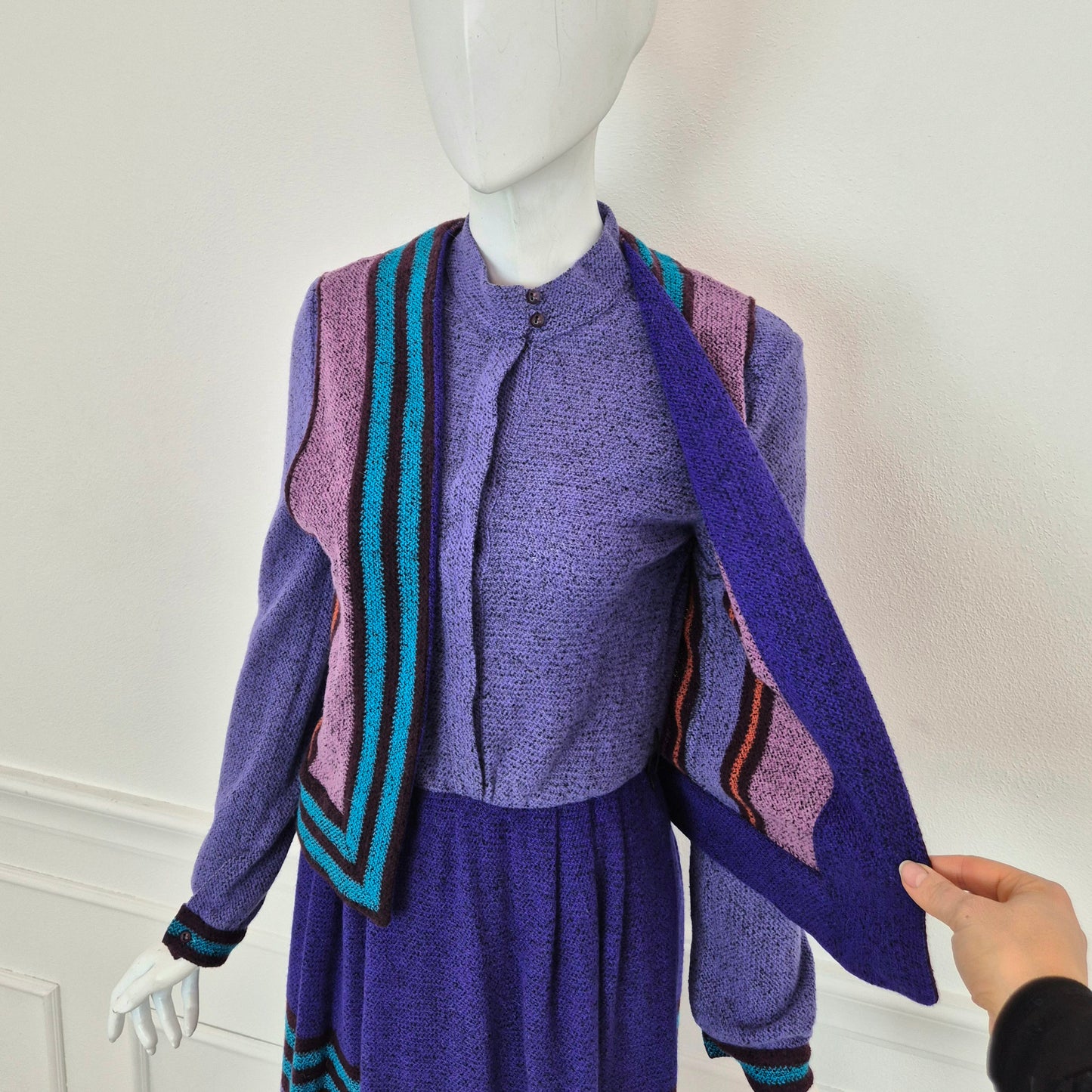 Louis Feraud | Abito vintage con gilet