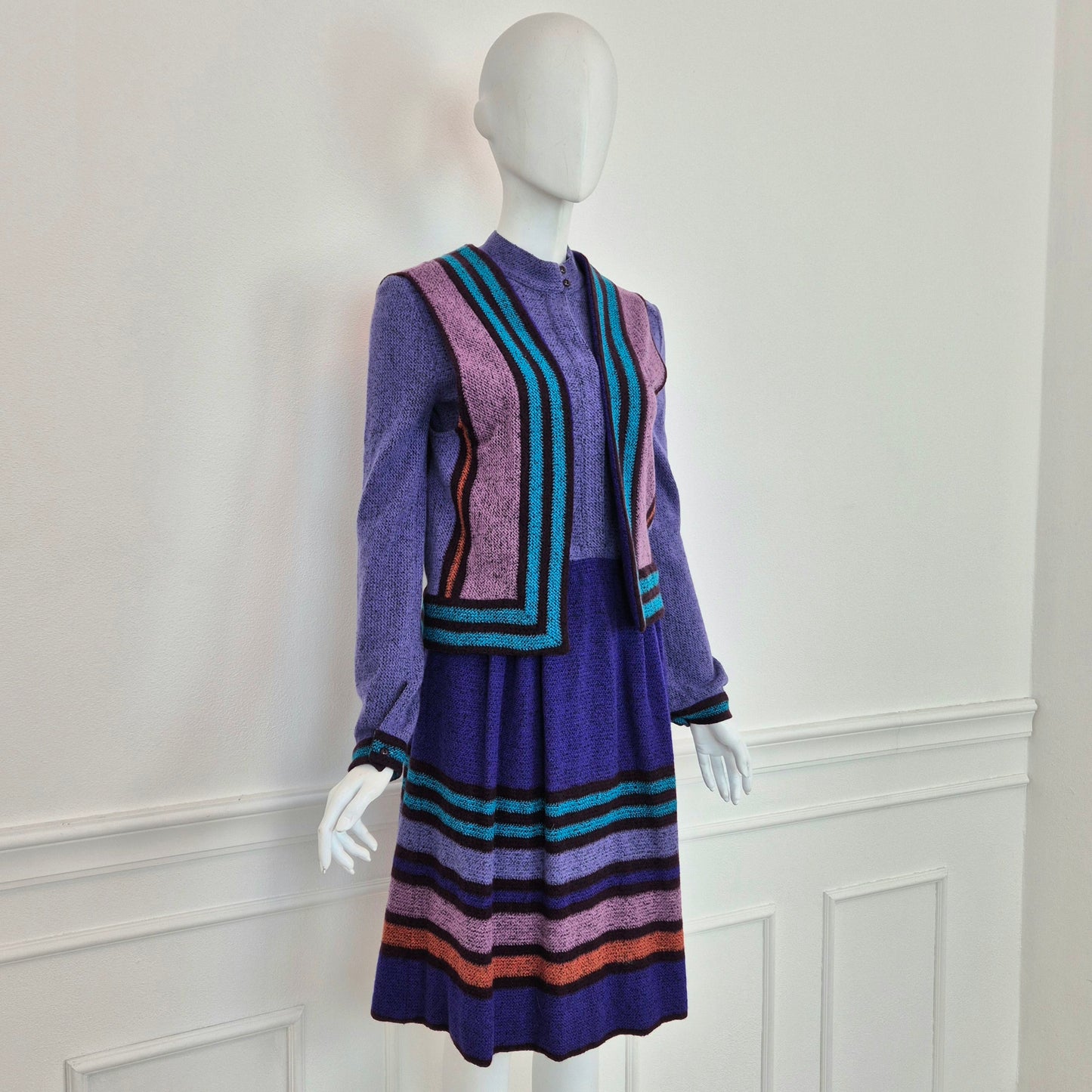 Louis Feraud | Abito vintage con gilet