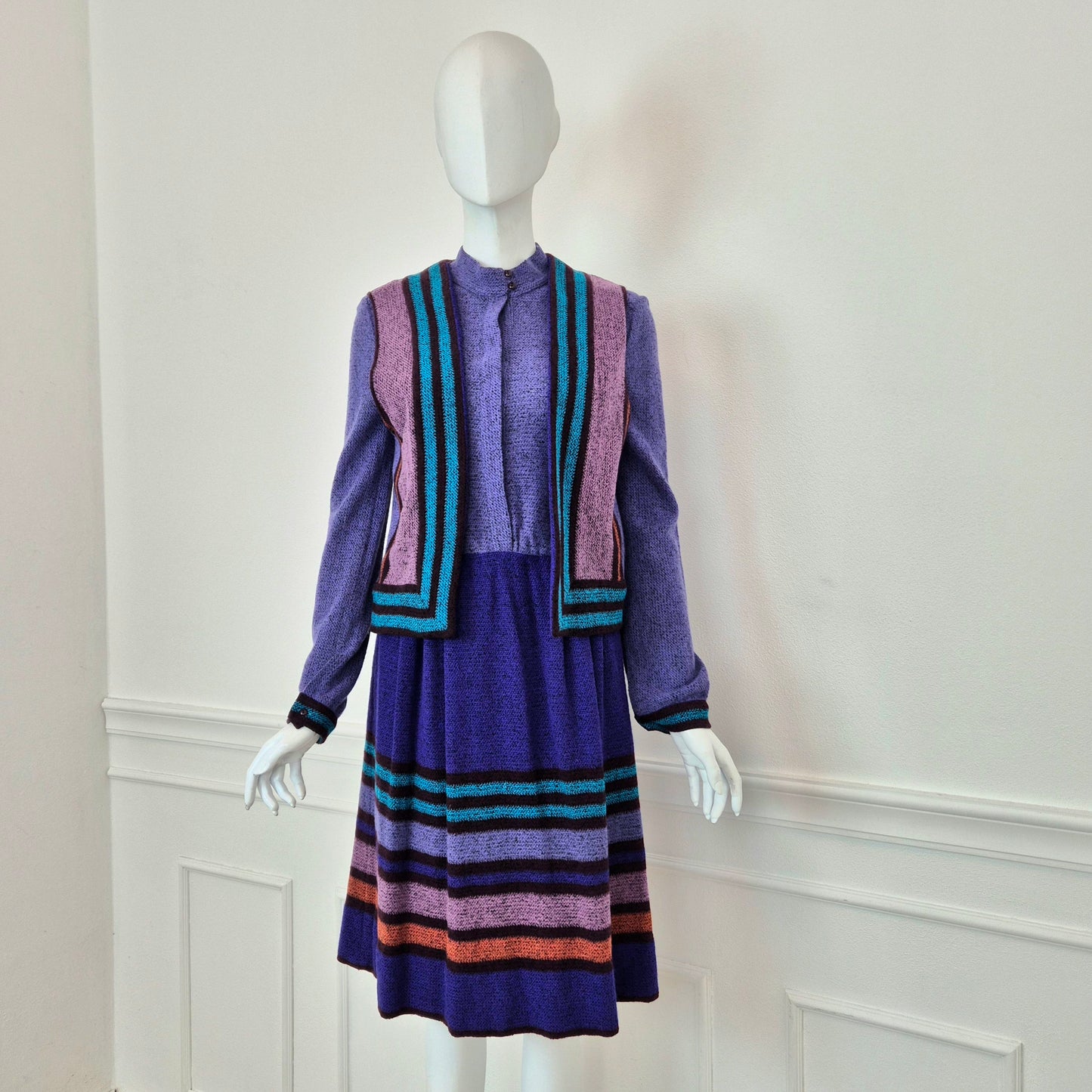 Louis Feraud | Abito vintage con gilet
