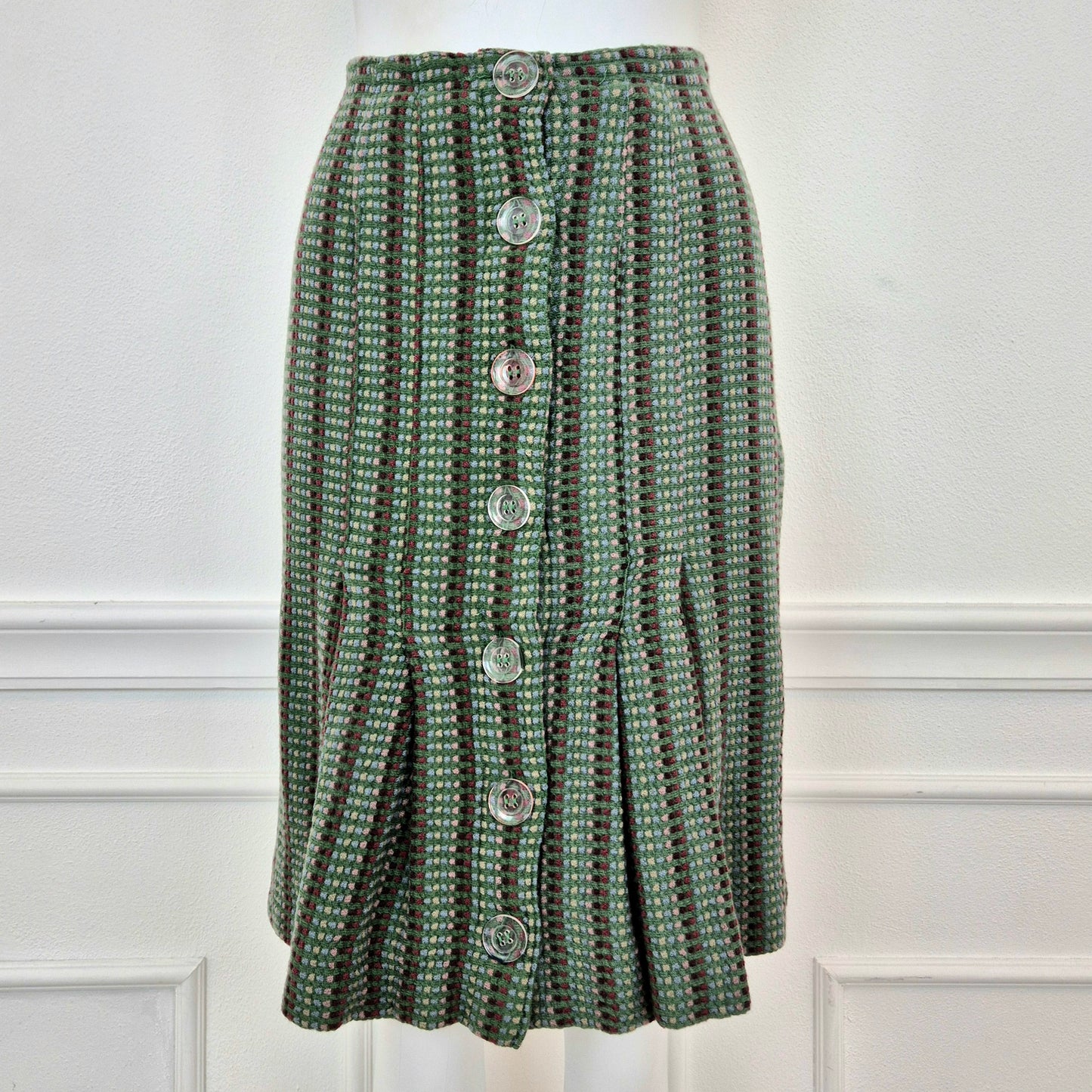 Missoni | Gonna vintage con bottoni trasparenti