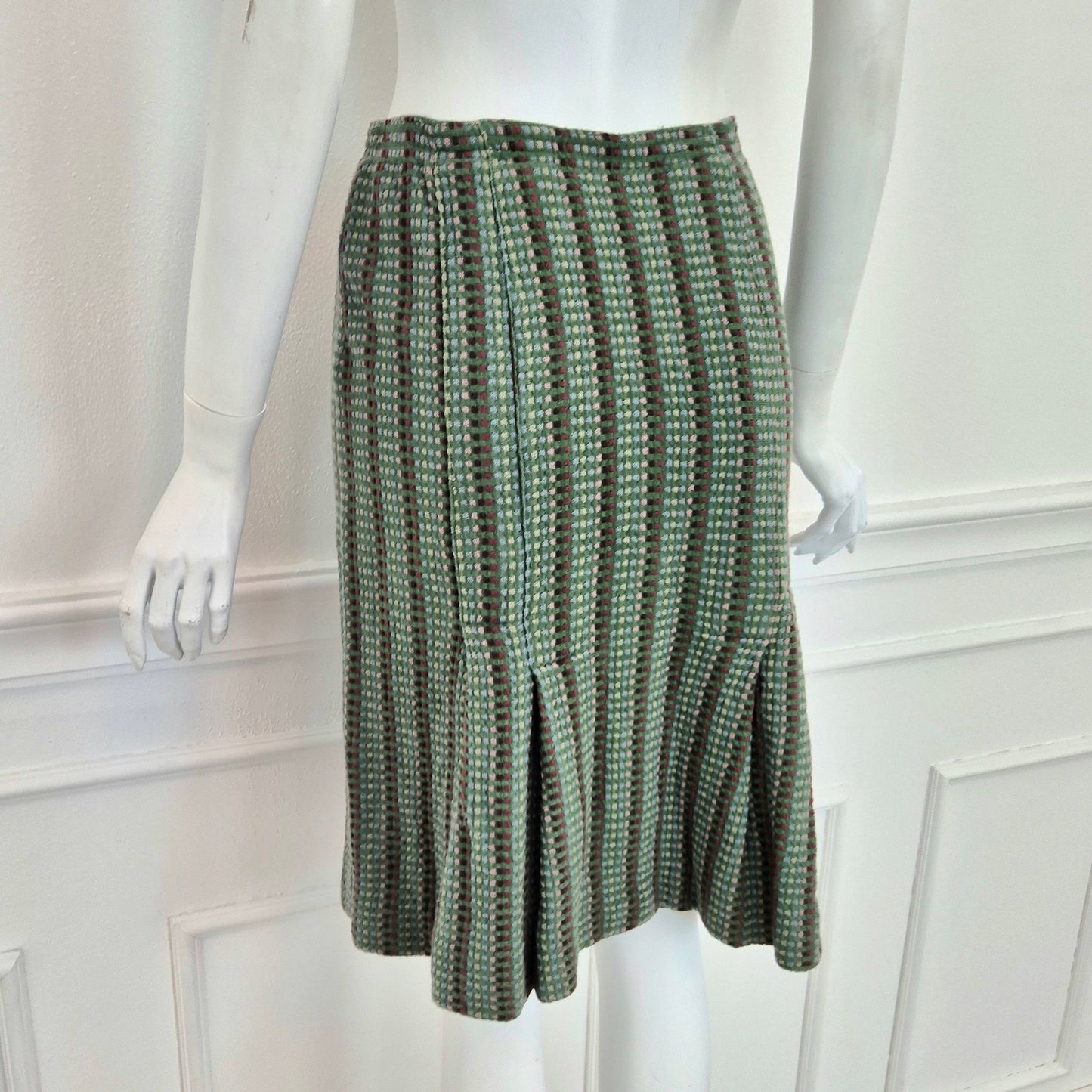 Missoni | Gonna vintage con bottoni trasparenti