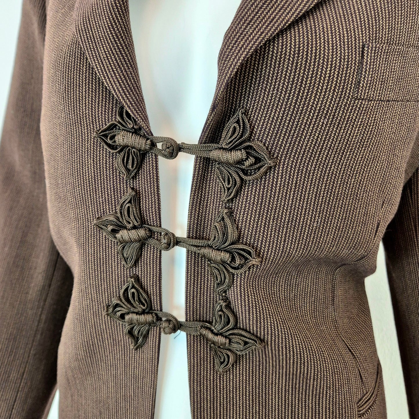 Romeo Gigli | Giacca lana marrone 1993 (disponibile tailleur)