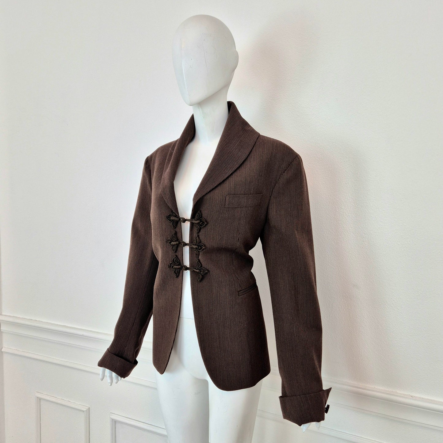 Romeo Gigli | Giacca lana marrone 1993 (disponibile tailleur)