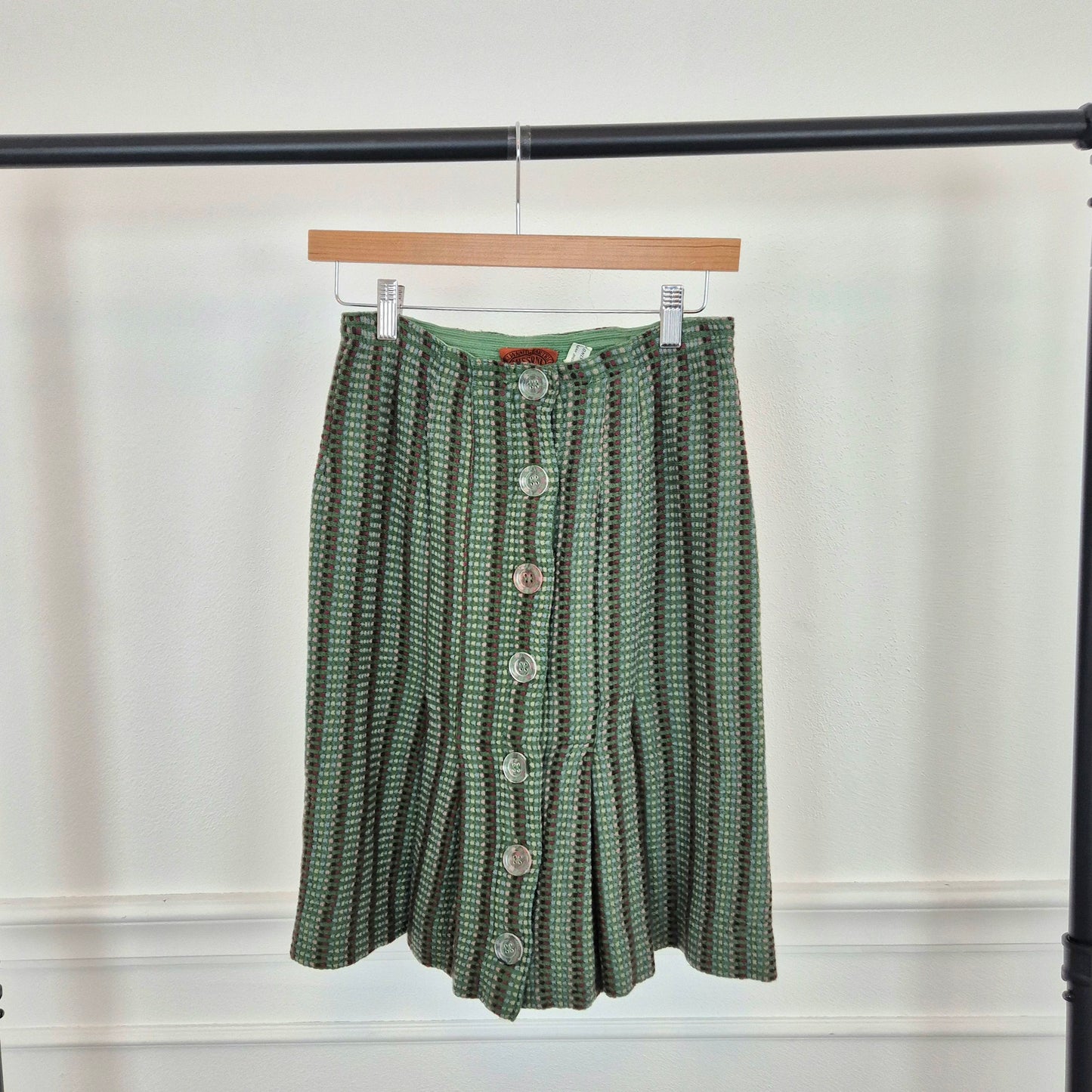 Missoni | Gonna vintage con bottoni trasparenti