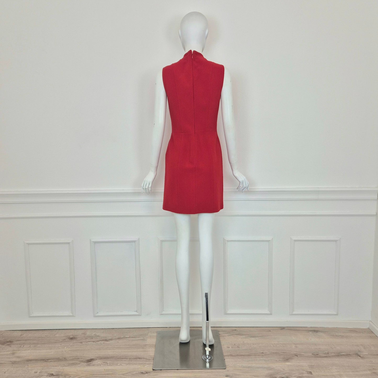 Moschino | Abito tubino vintage rosso con fiocco nero 1996