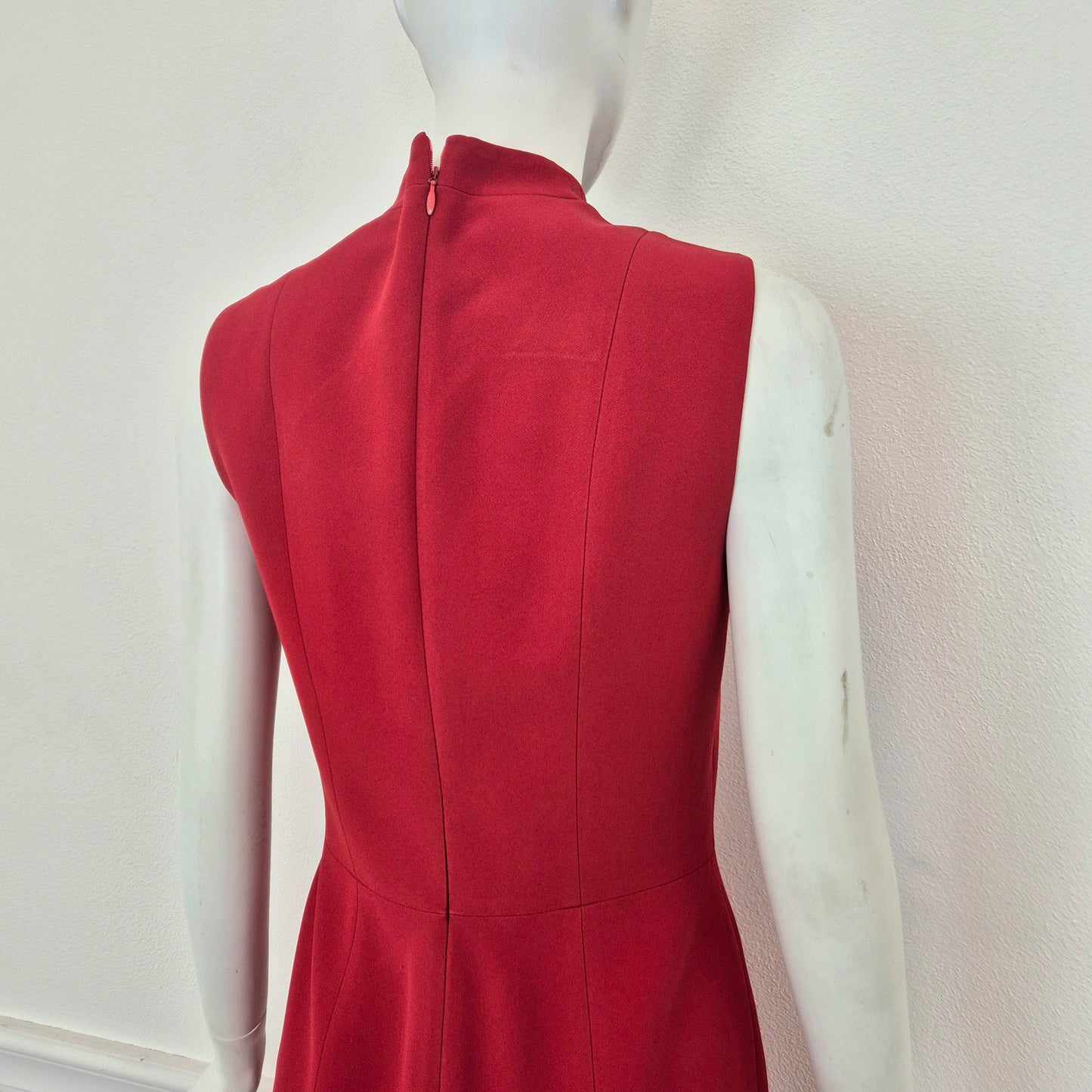 Moschino | Abito tubino vintage rosso con fiocco nero 1996