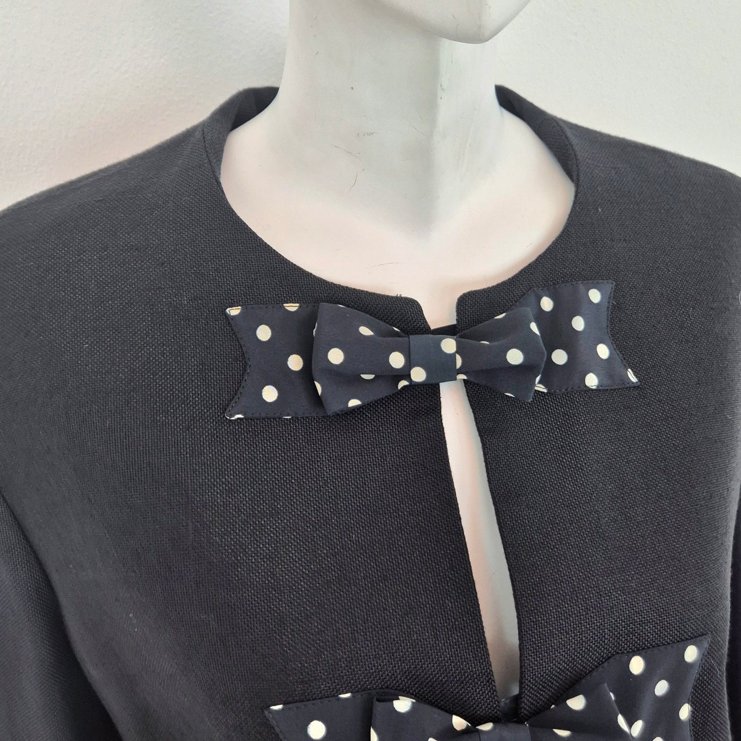 Moschino | Giacca corta con fiocchi a pois