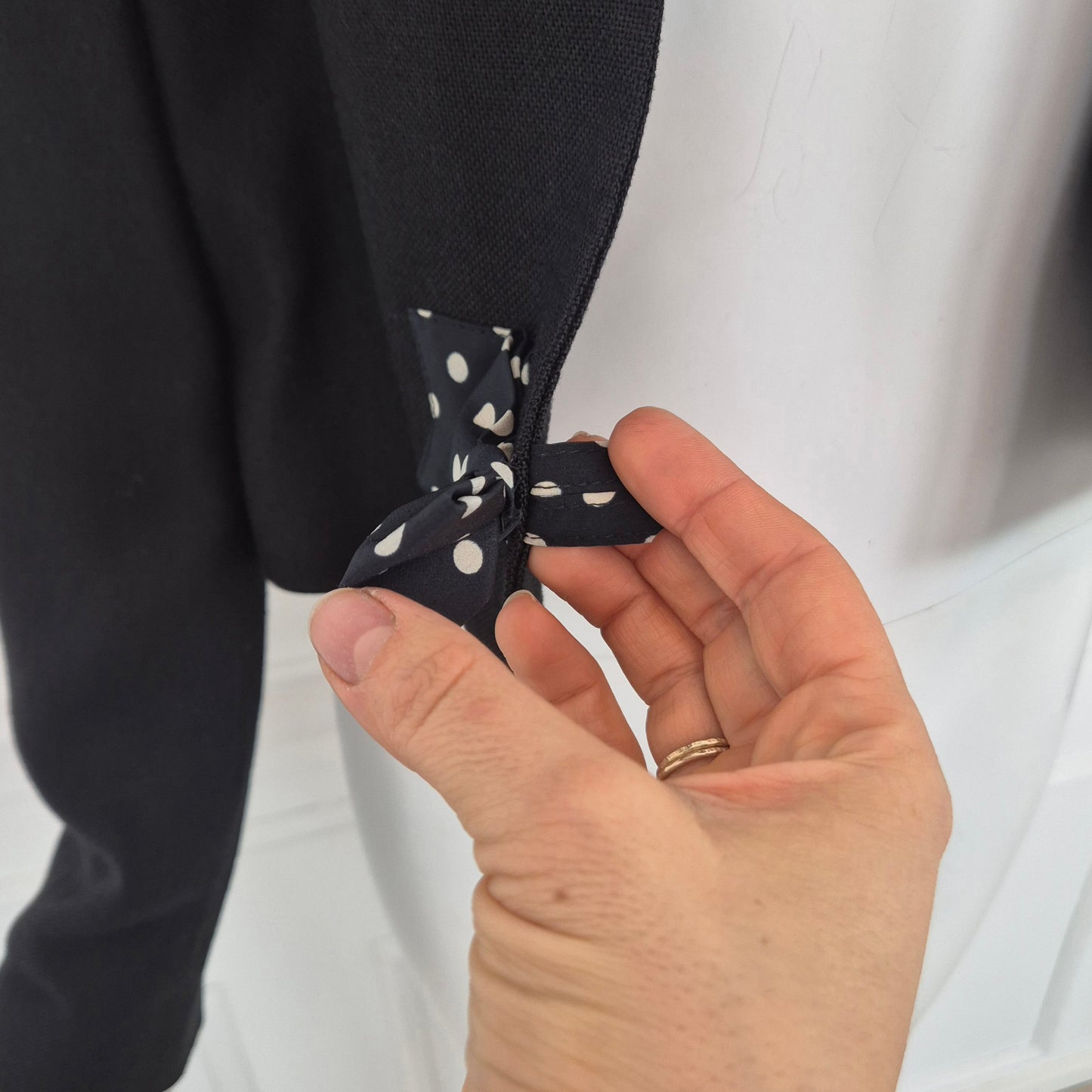 Moschino | Giacca corta con fiocchi a pois