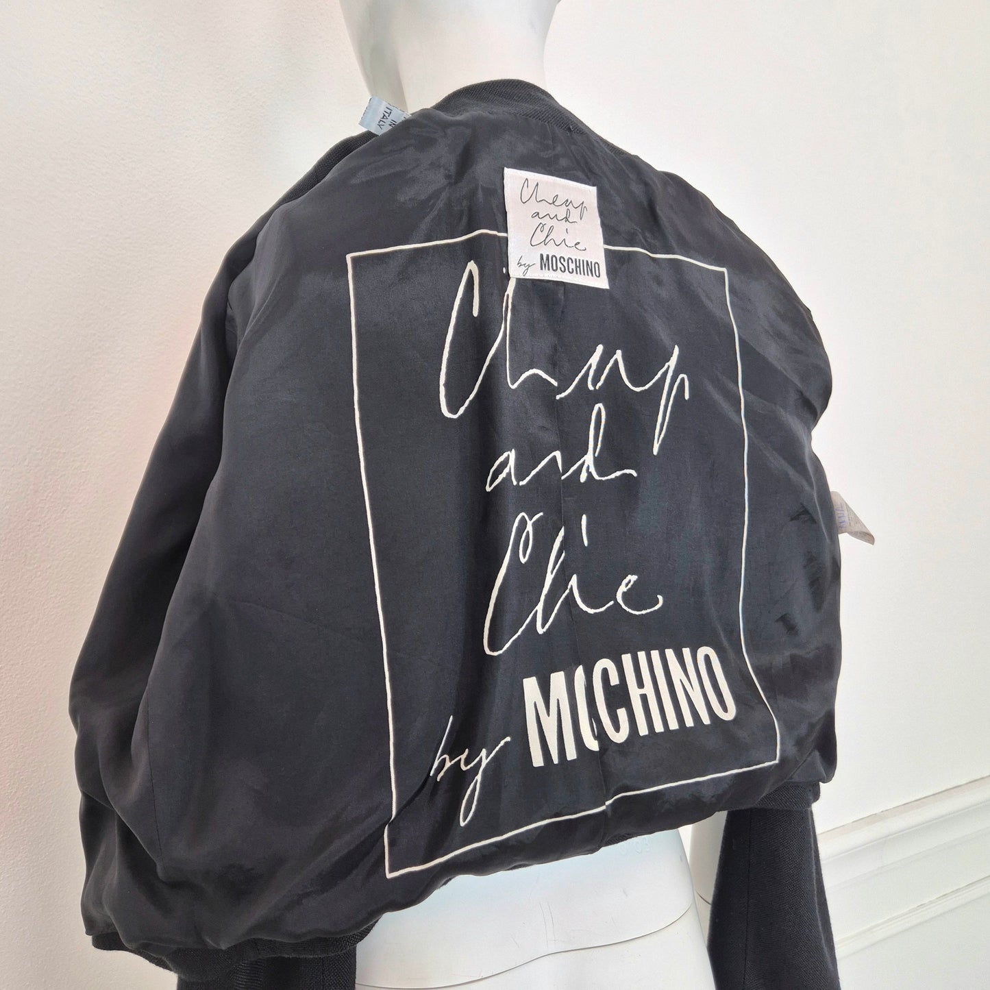 Moschino | Giacca corta con fiocchi a pois