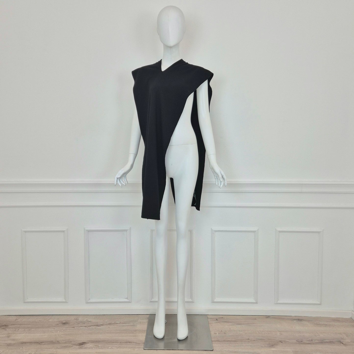 Comme des Garçons | Sciarpa in lana nera 1990