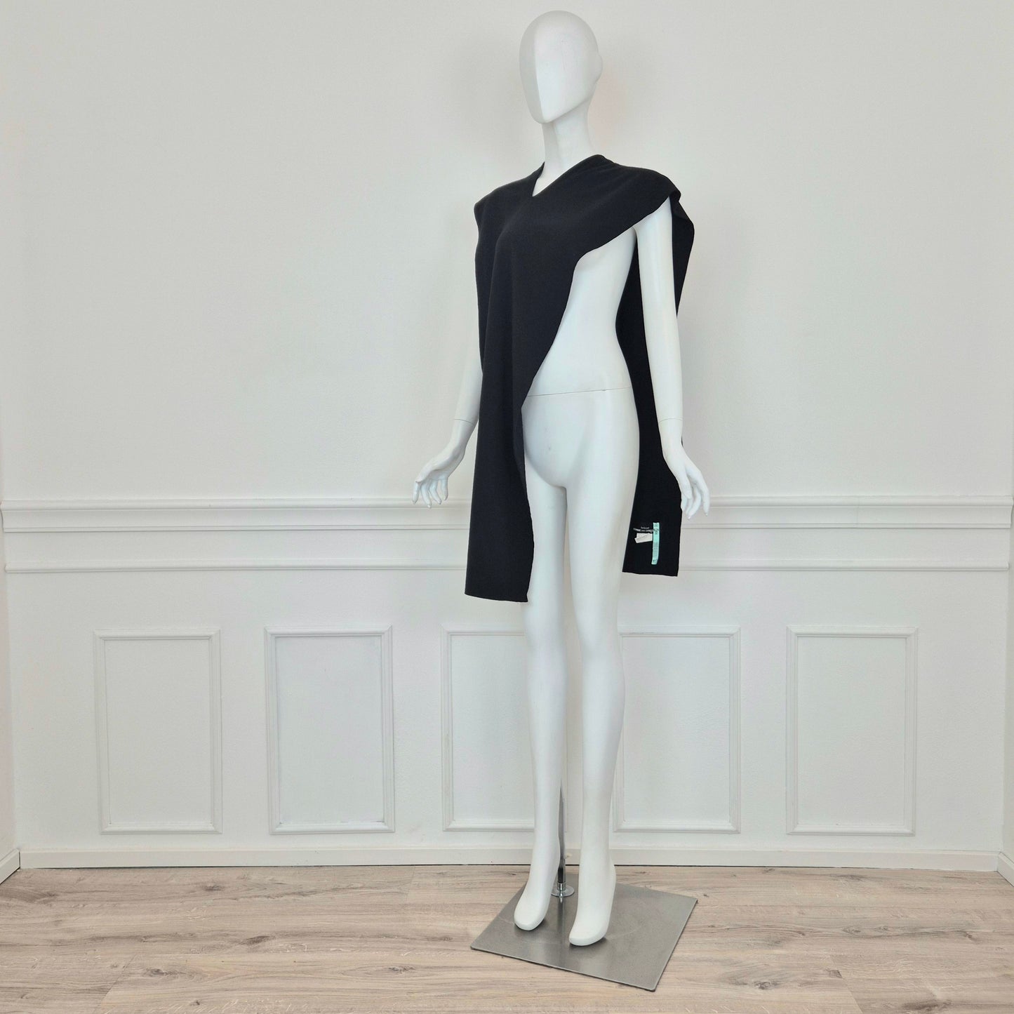 Comme des Garçons | Sciarpa in lana nera 1990