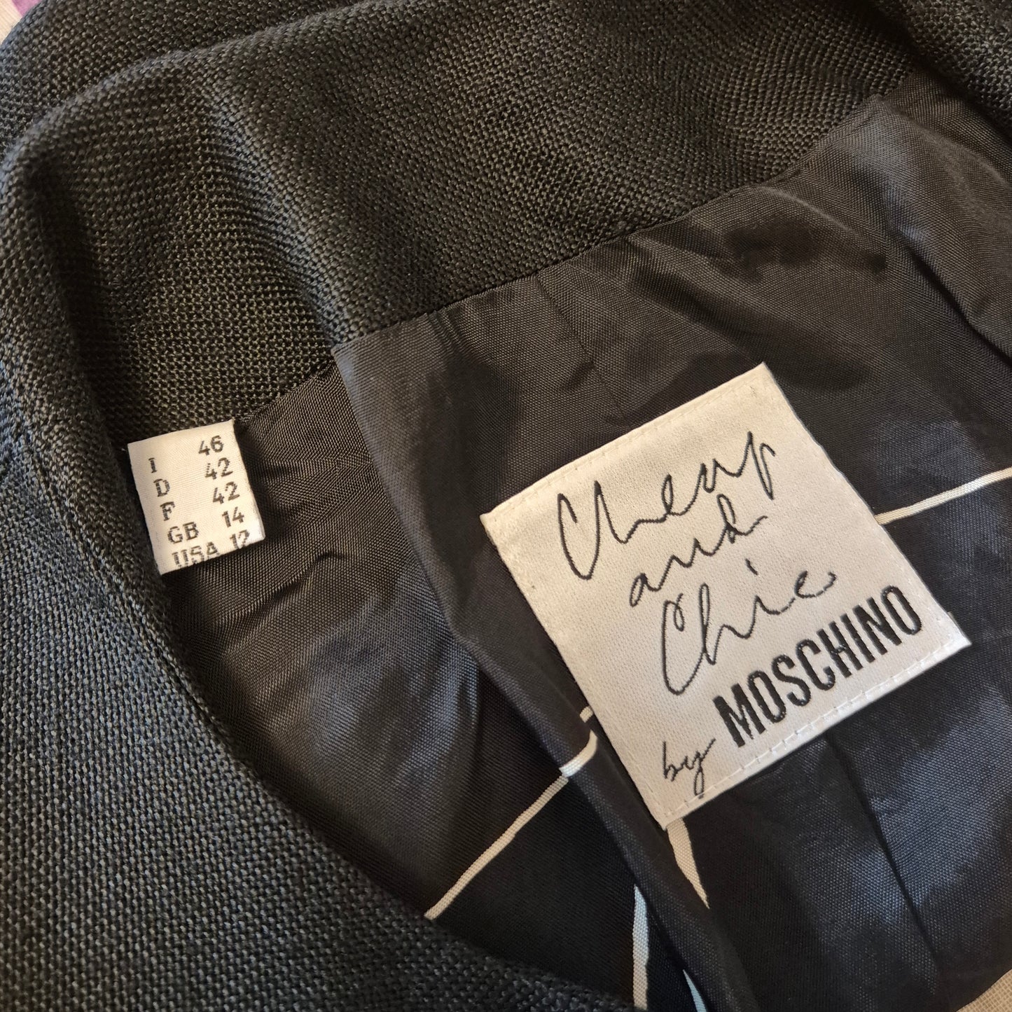 Moschino | Giacca corta con fiocchi a pois