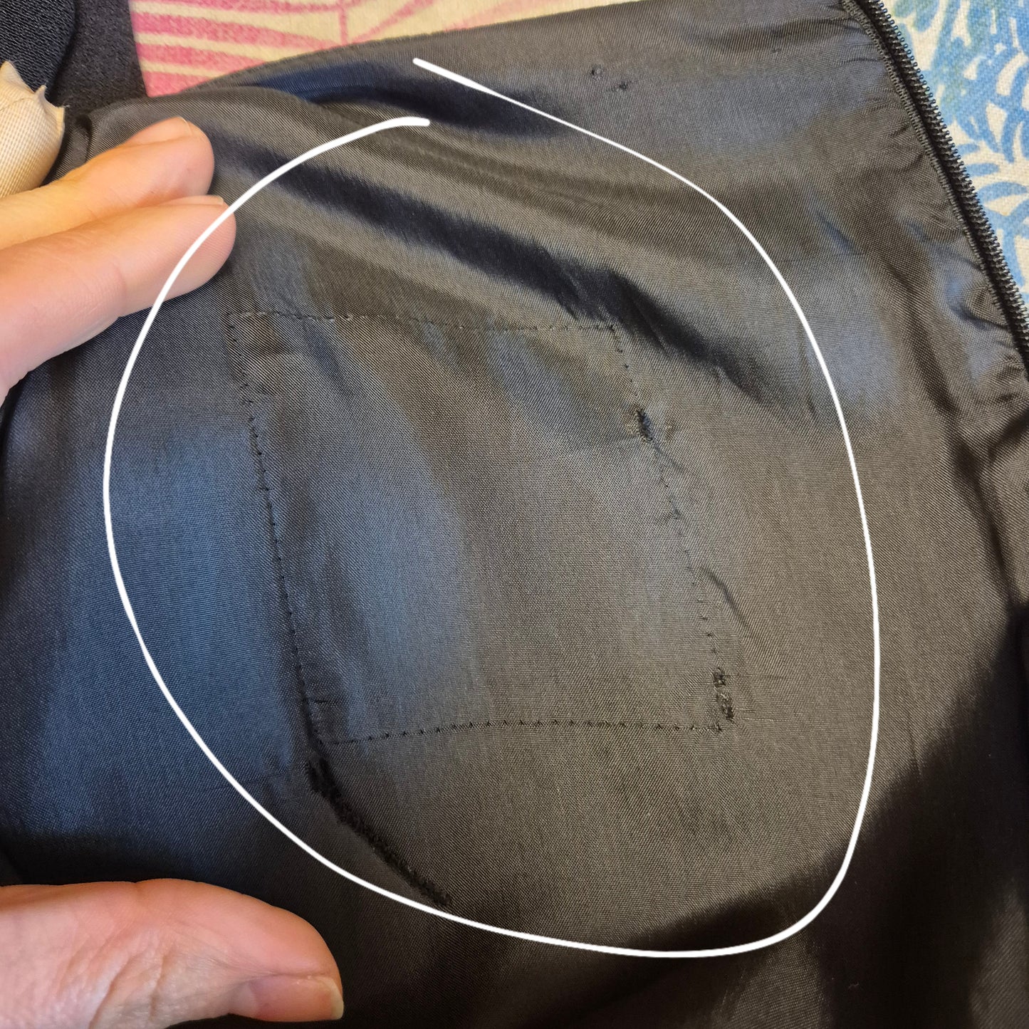 Moschino smarchiato | Abito stampa "grafici"
