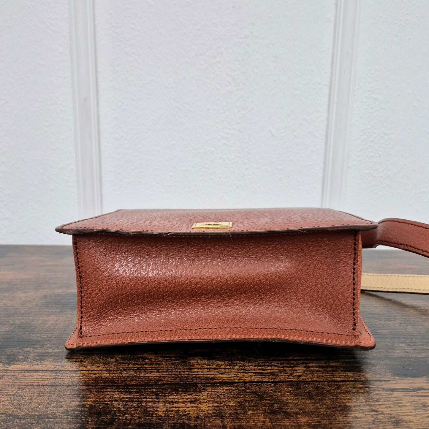 Moschino | Borsa a tracolla in pelle bicolor