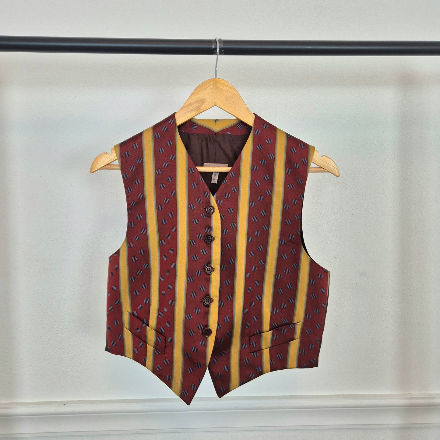 Romeo Gigli | Gilet a righe seta 1993