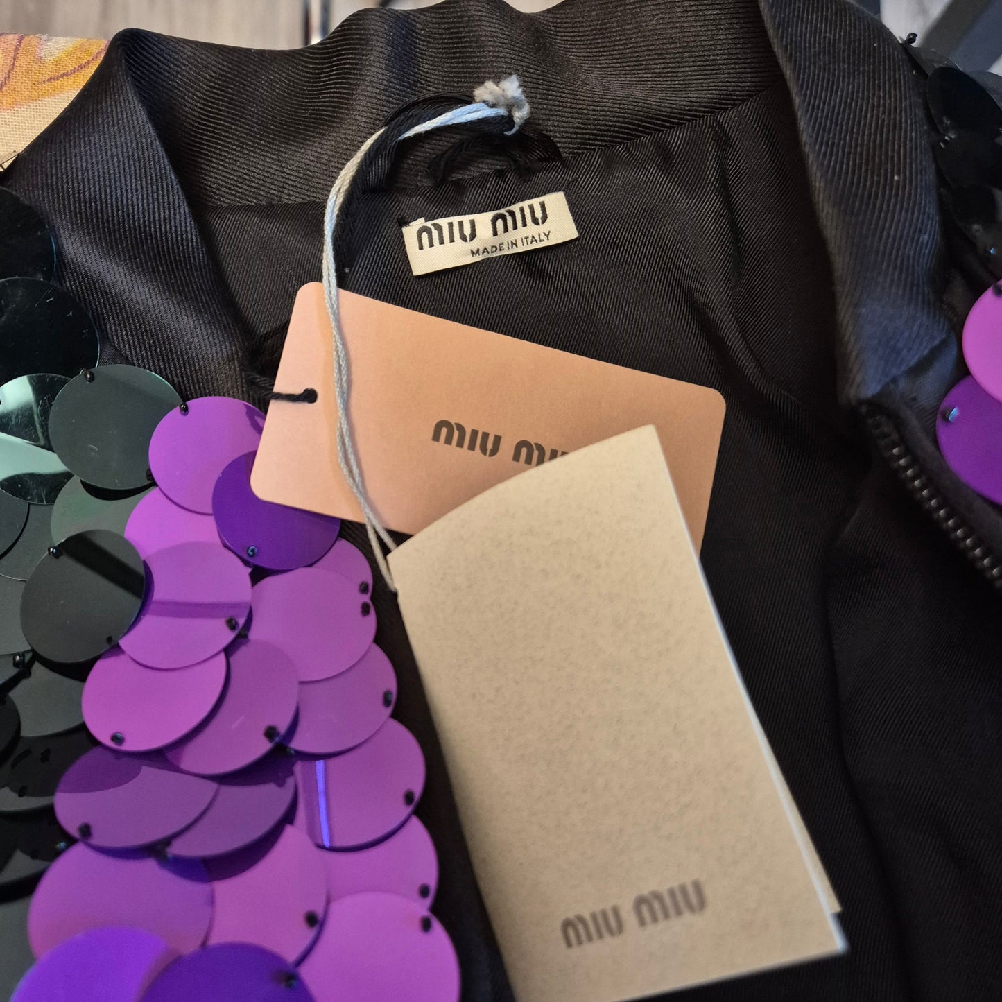 Miu Miu | Bomber paillettes