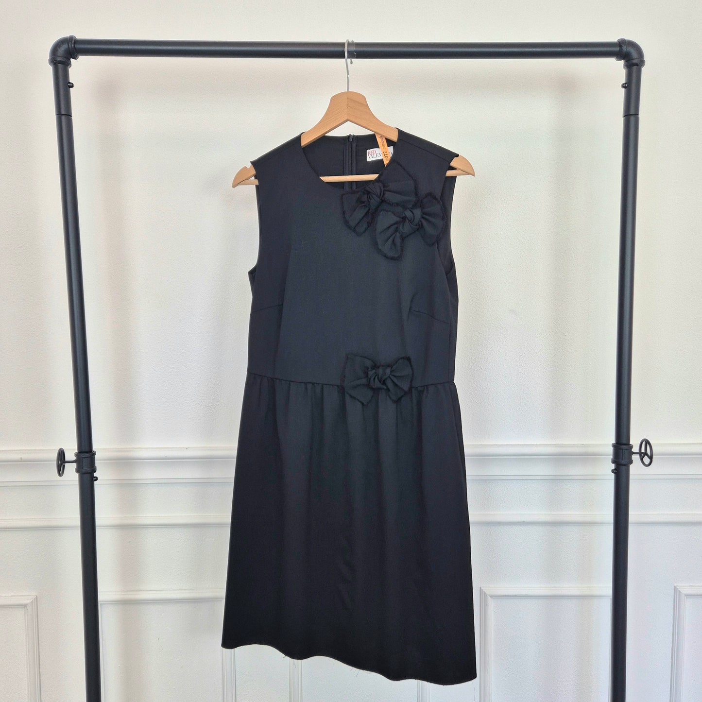 Red Valentino | Abito nero con fiocchi