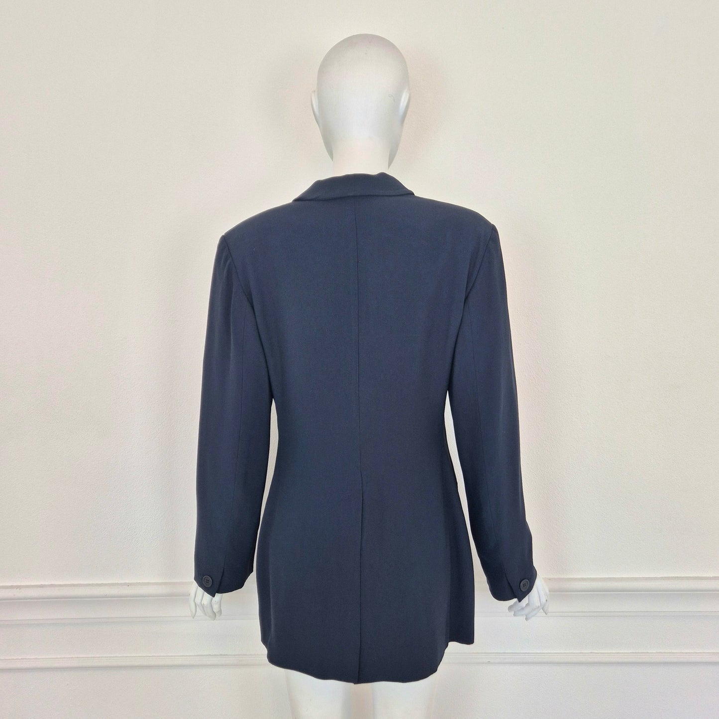 Romeo Gigli | Giacca blu scollo ampio 1996