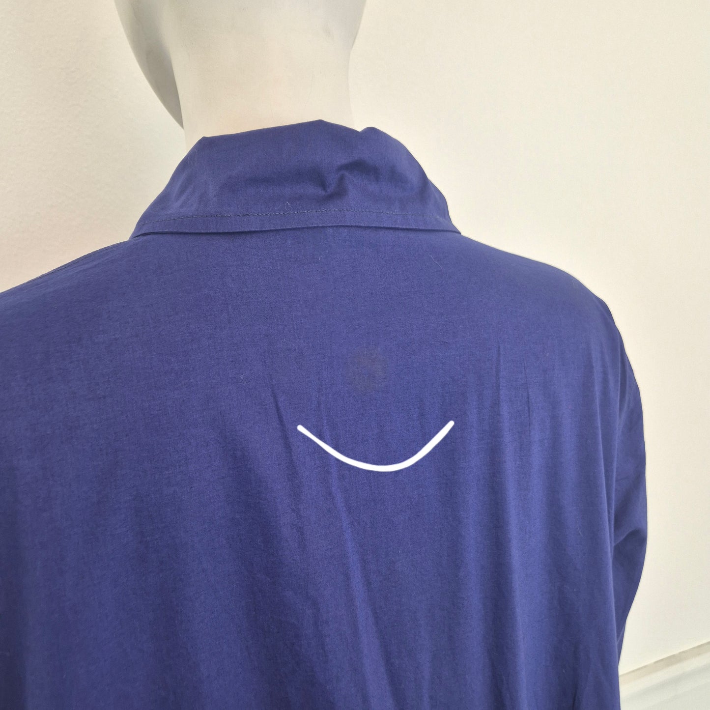 Romeo Gigli | Camicia indaco pieghe