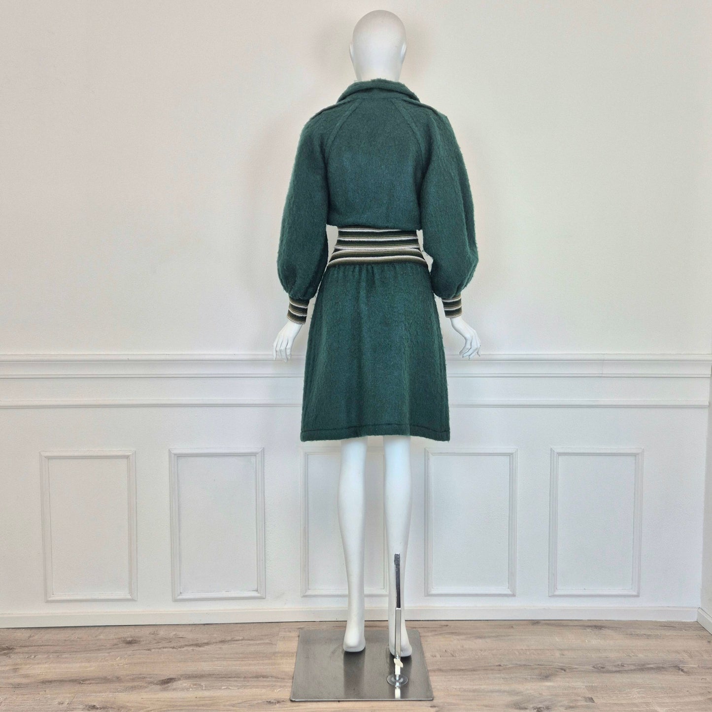 Krizia | Completo vintage lana verde